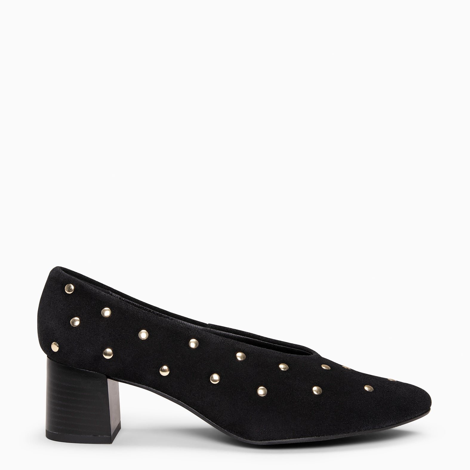 URBAN STYLE TACHAS - Zapatos de tacón ancho NEGRO