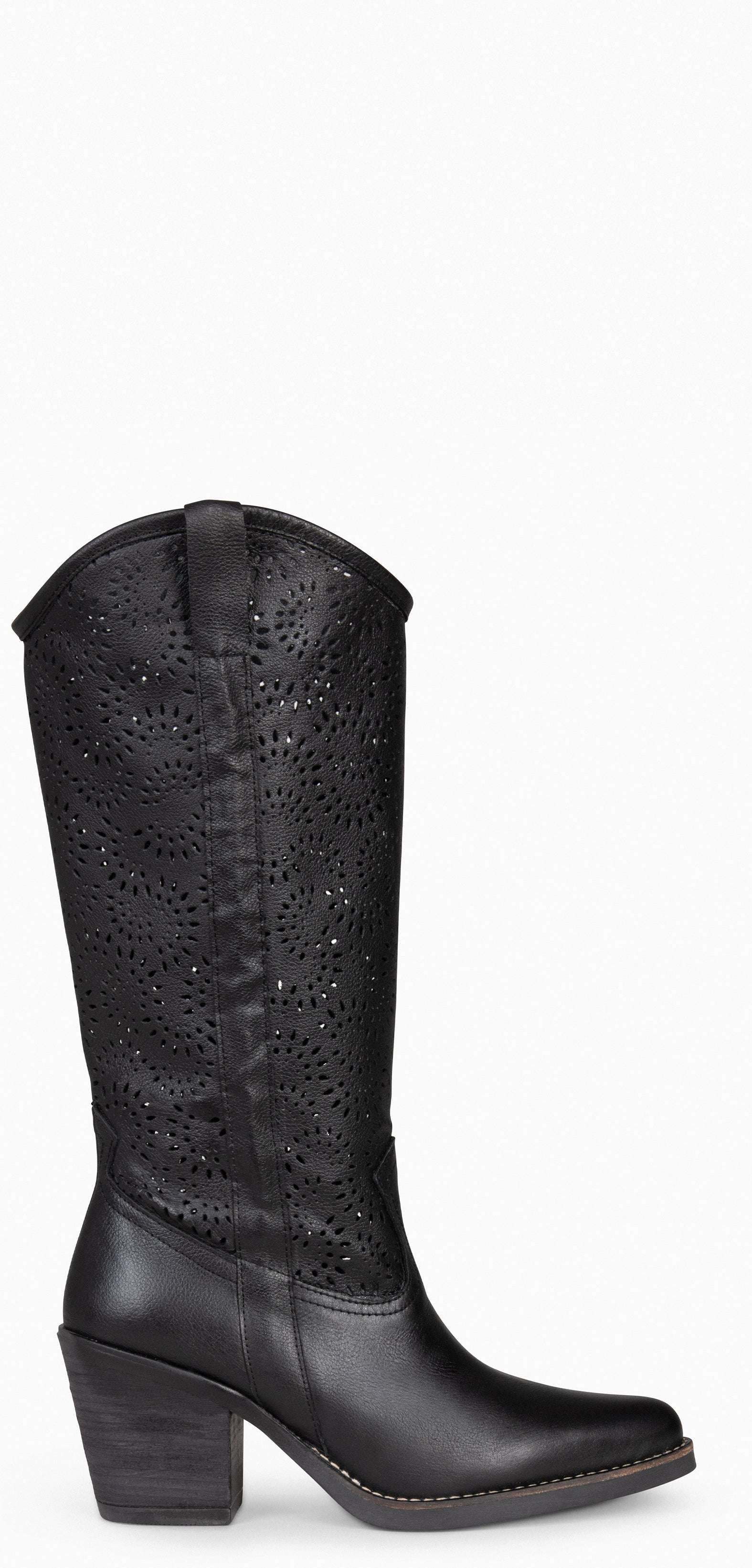 AUSTIN – Botas cowboy de Verano NEGRO