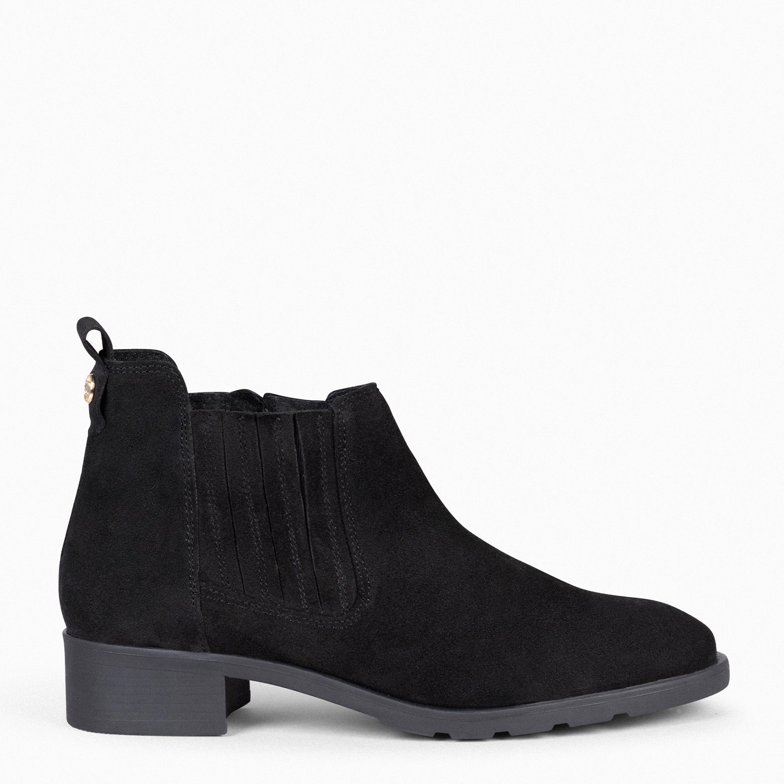 Botin best sale bajo negro