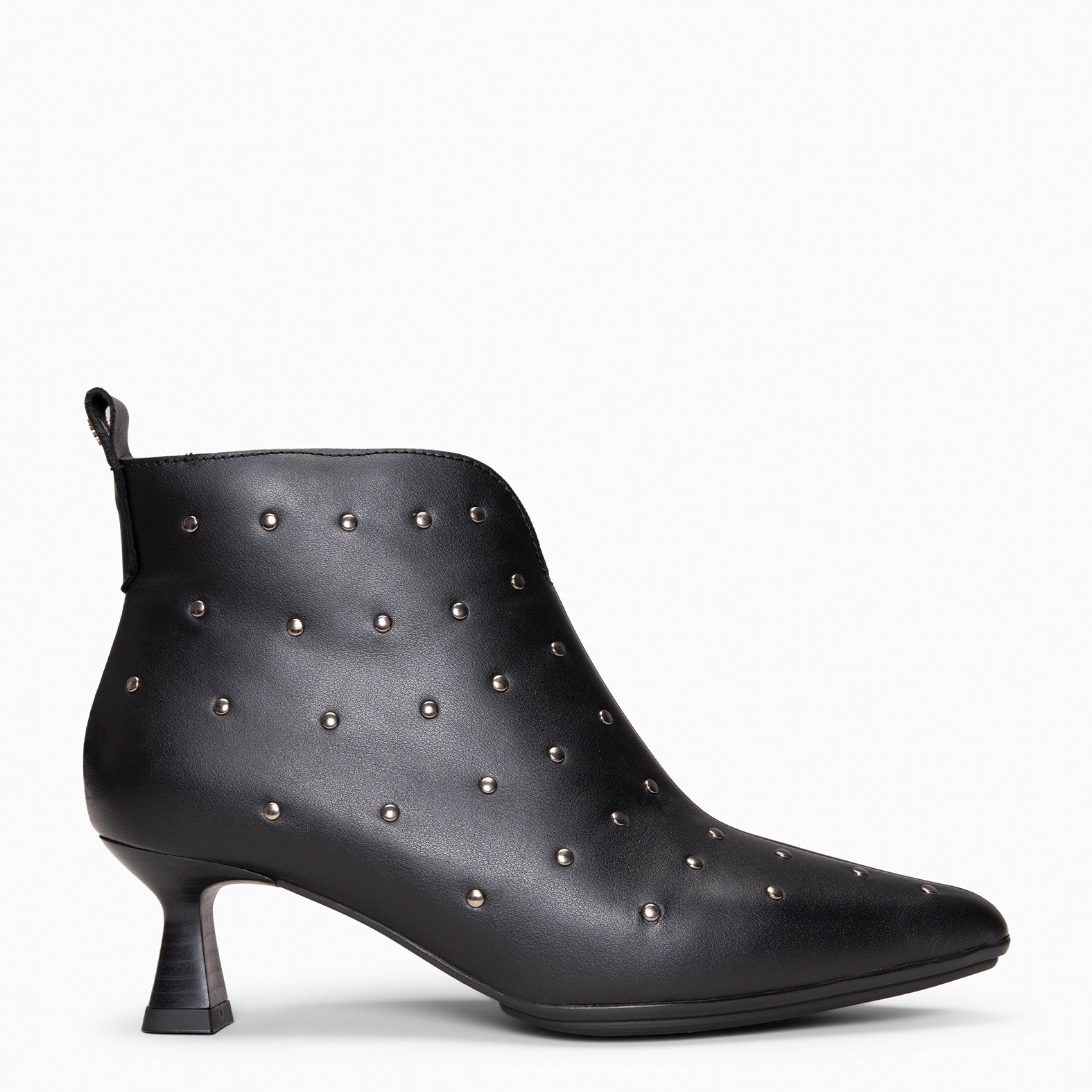 SELMA - BLACK Kitten heel ankle boots