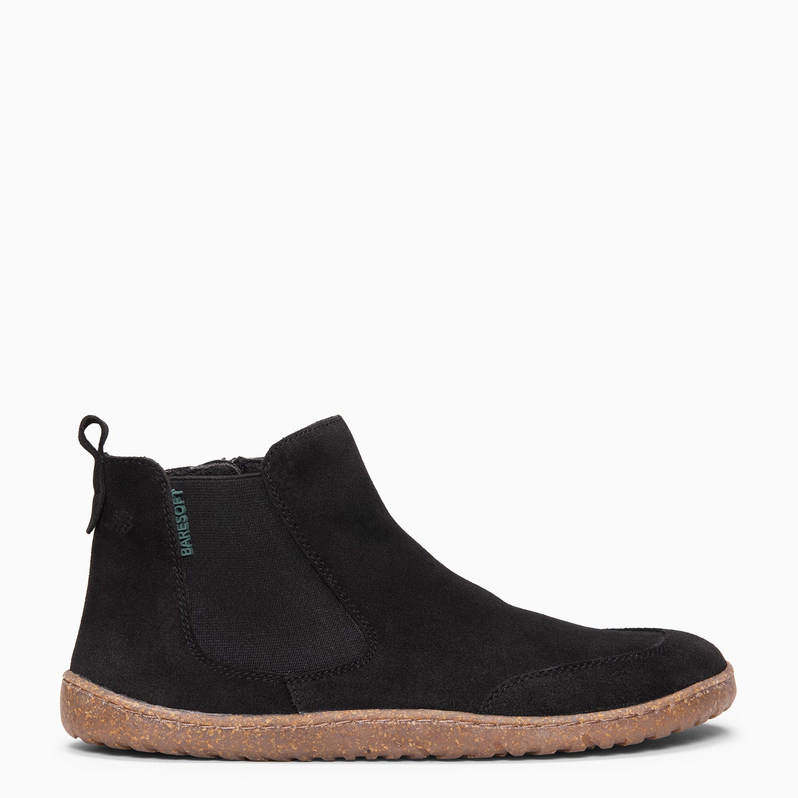 RAIN - Botines Chelsea de ante hidrófugo NEGRO