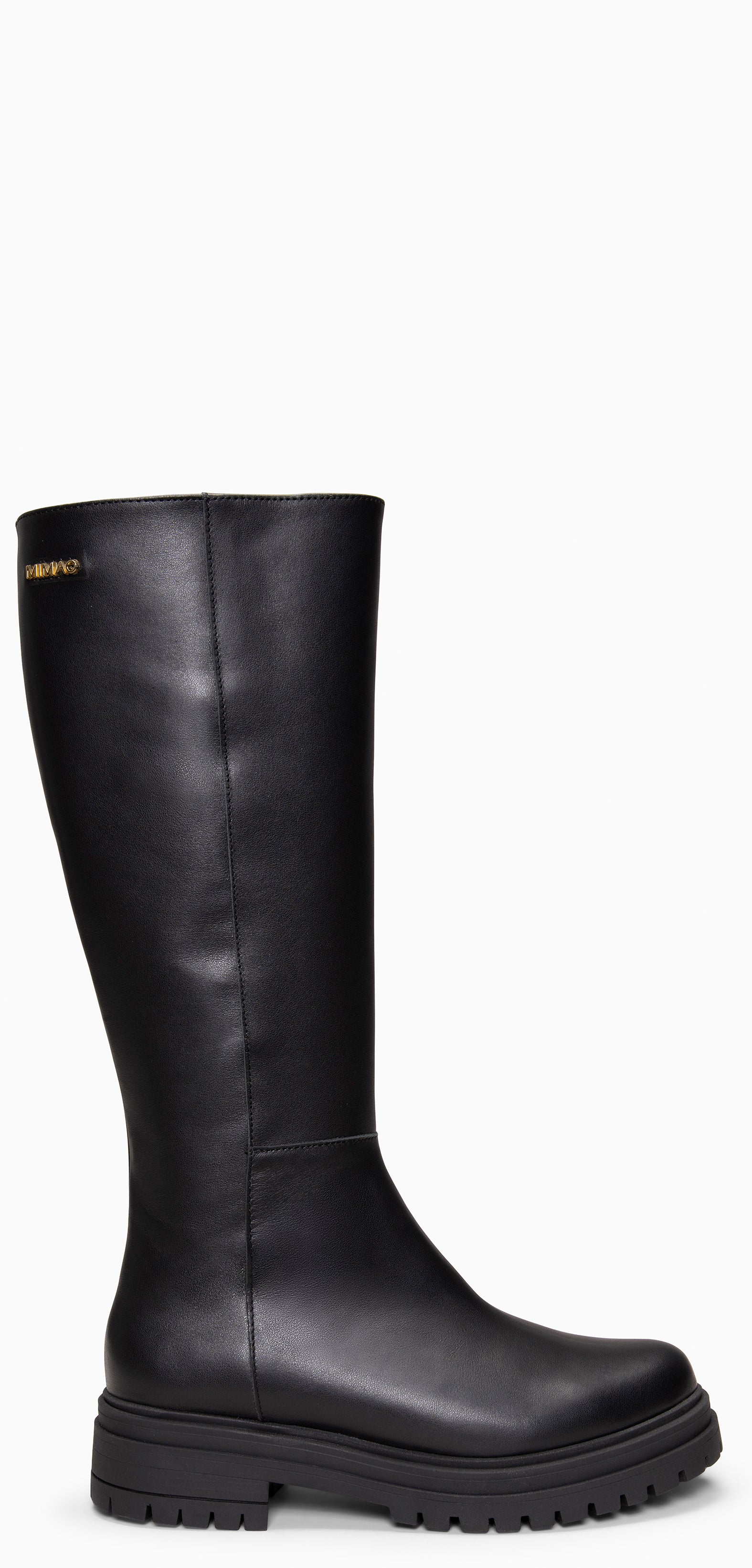 NOA - Botas altas con plataforma NEGRO