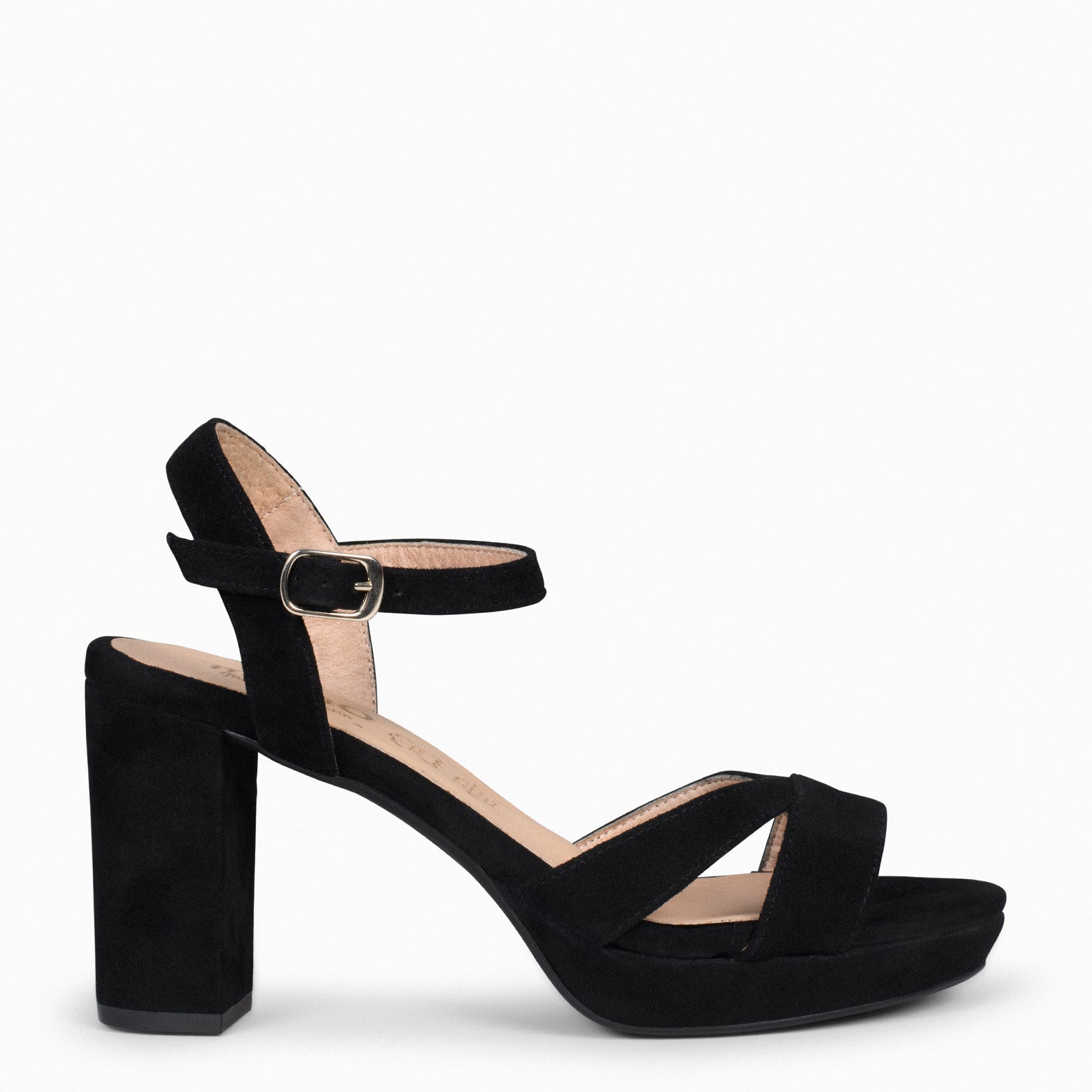 PARIS – Sandalias de fiesta con tacón alto y plataforma NEGRO - miMaO ®