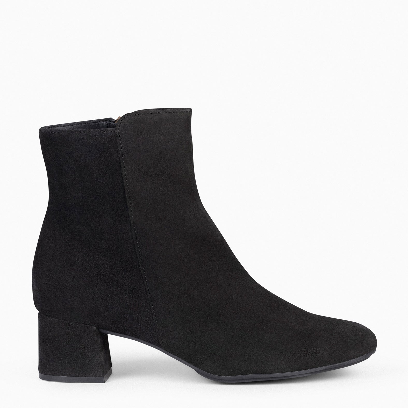 Bottines daim 2025 femme noir