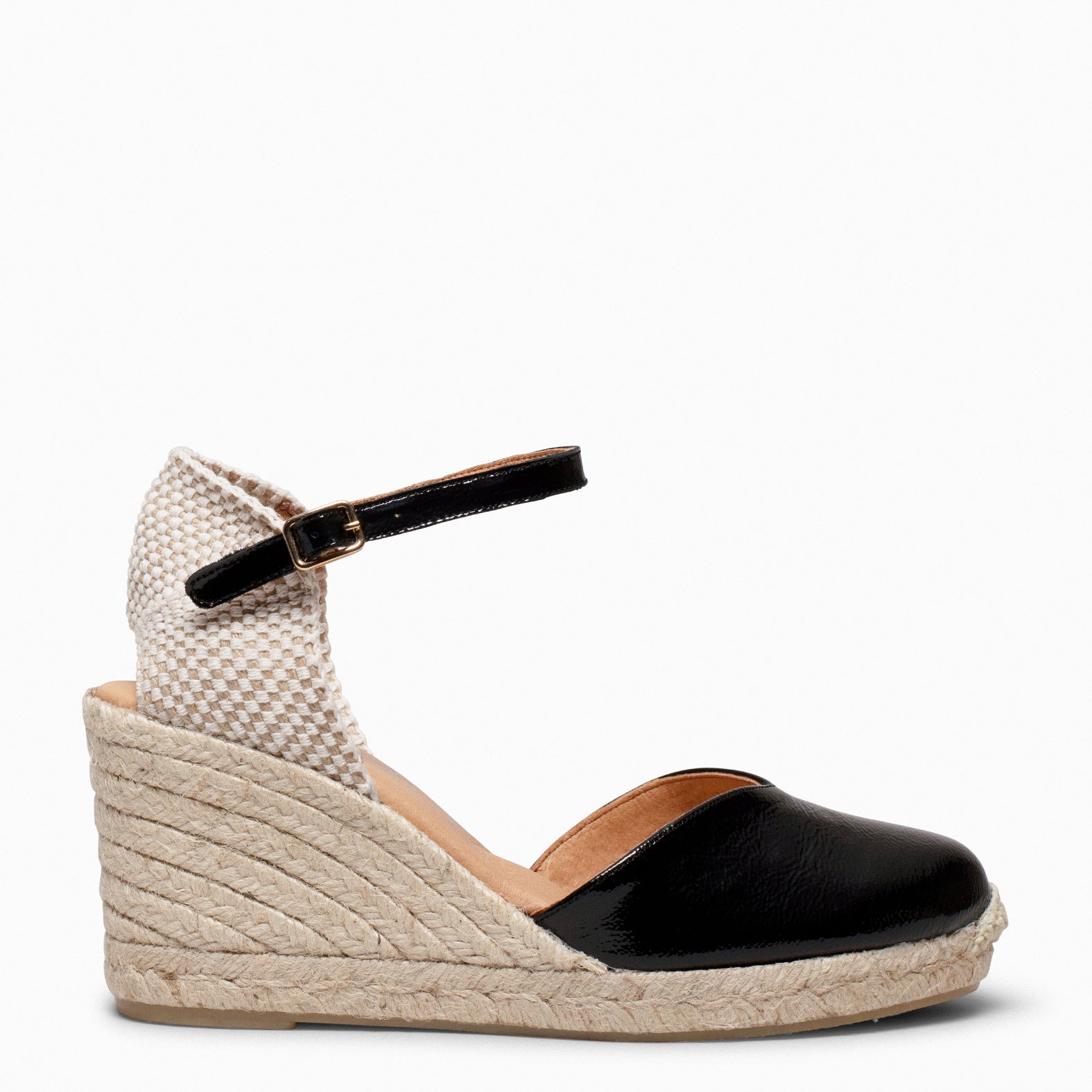 Black discount espadrilles wedges