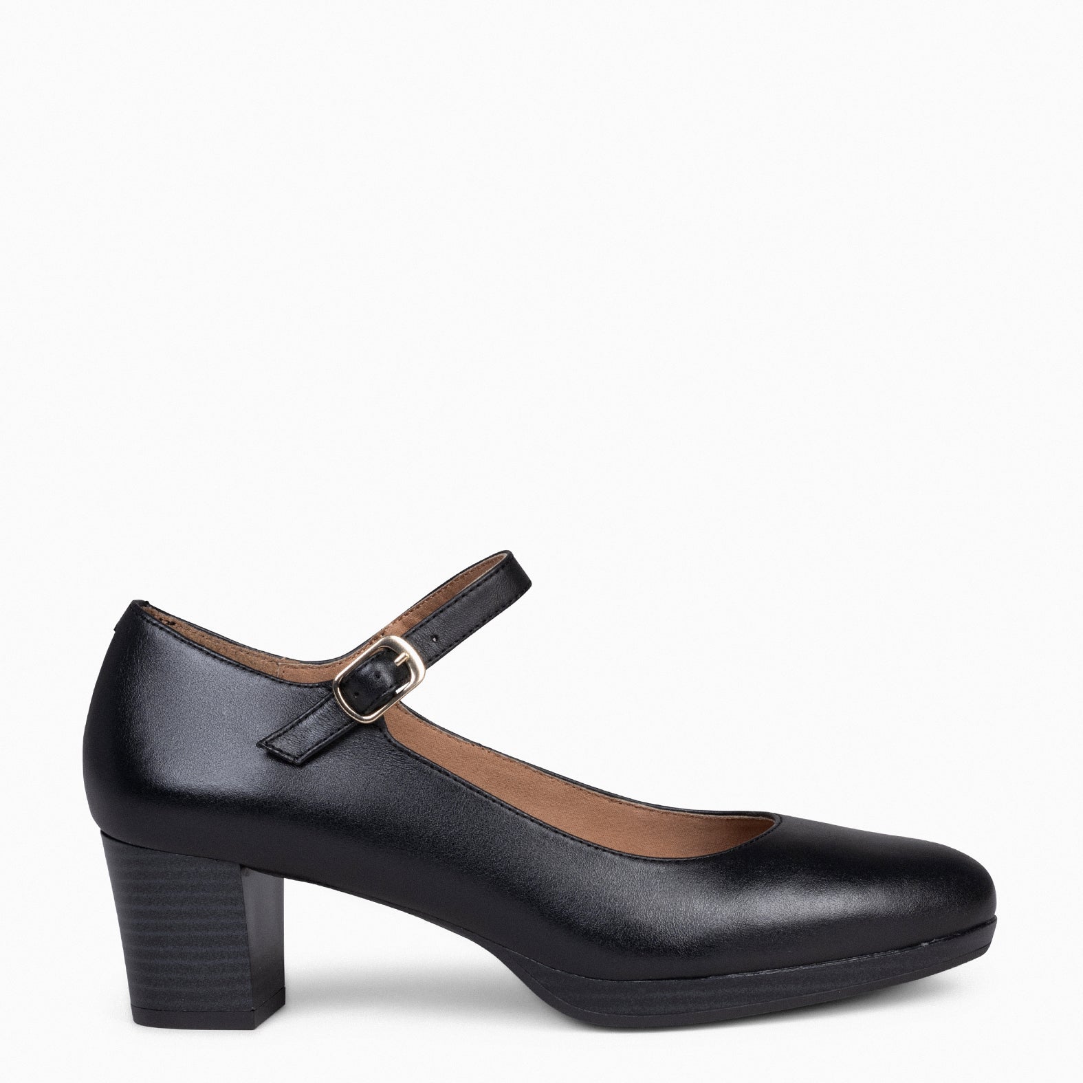 Black buckle store shoes womens