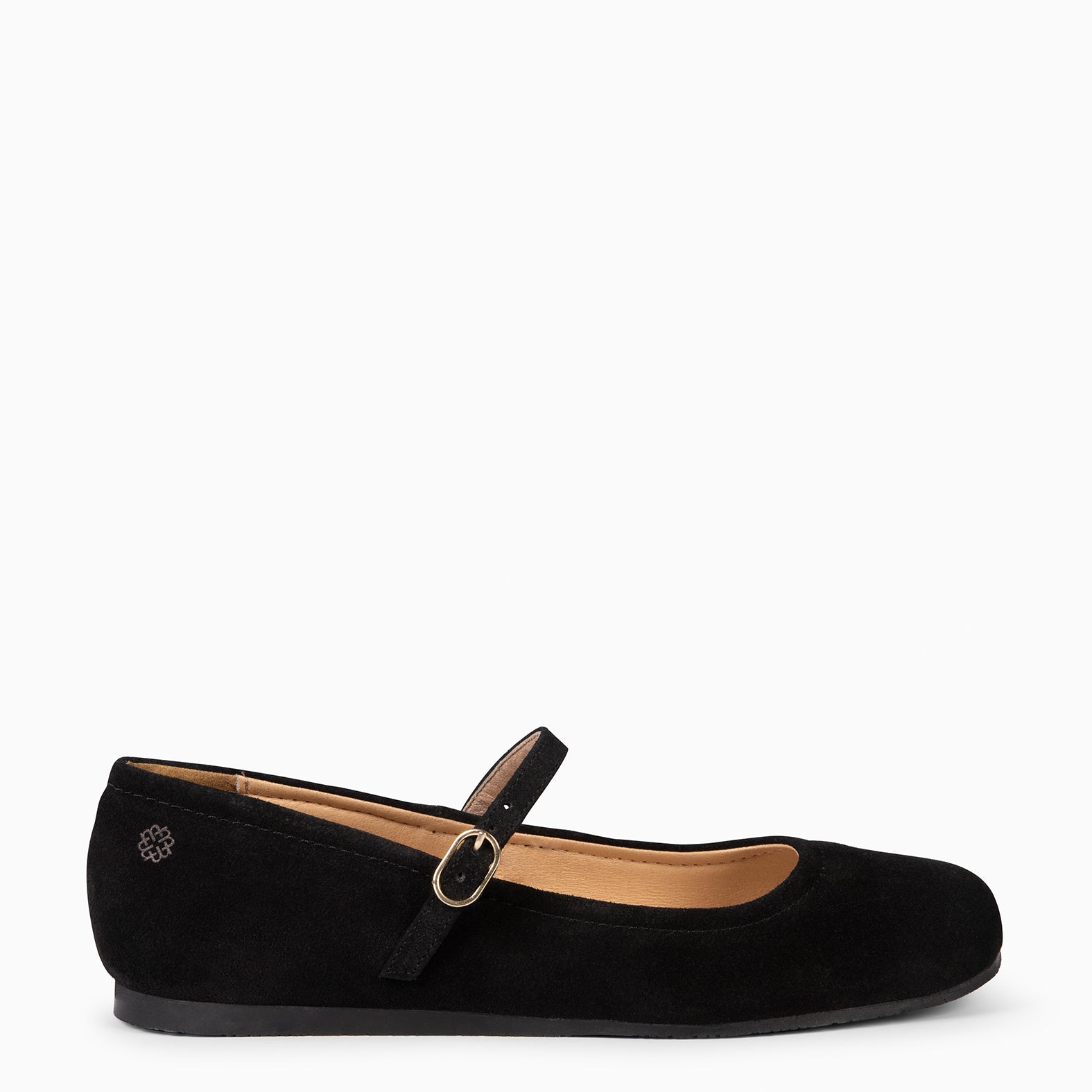 JAZMIN - BLACK MARY-JANES FLAT BARESOFT
