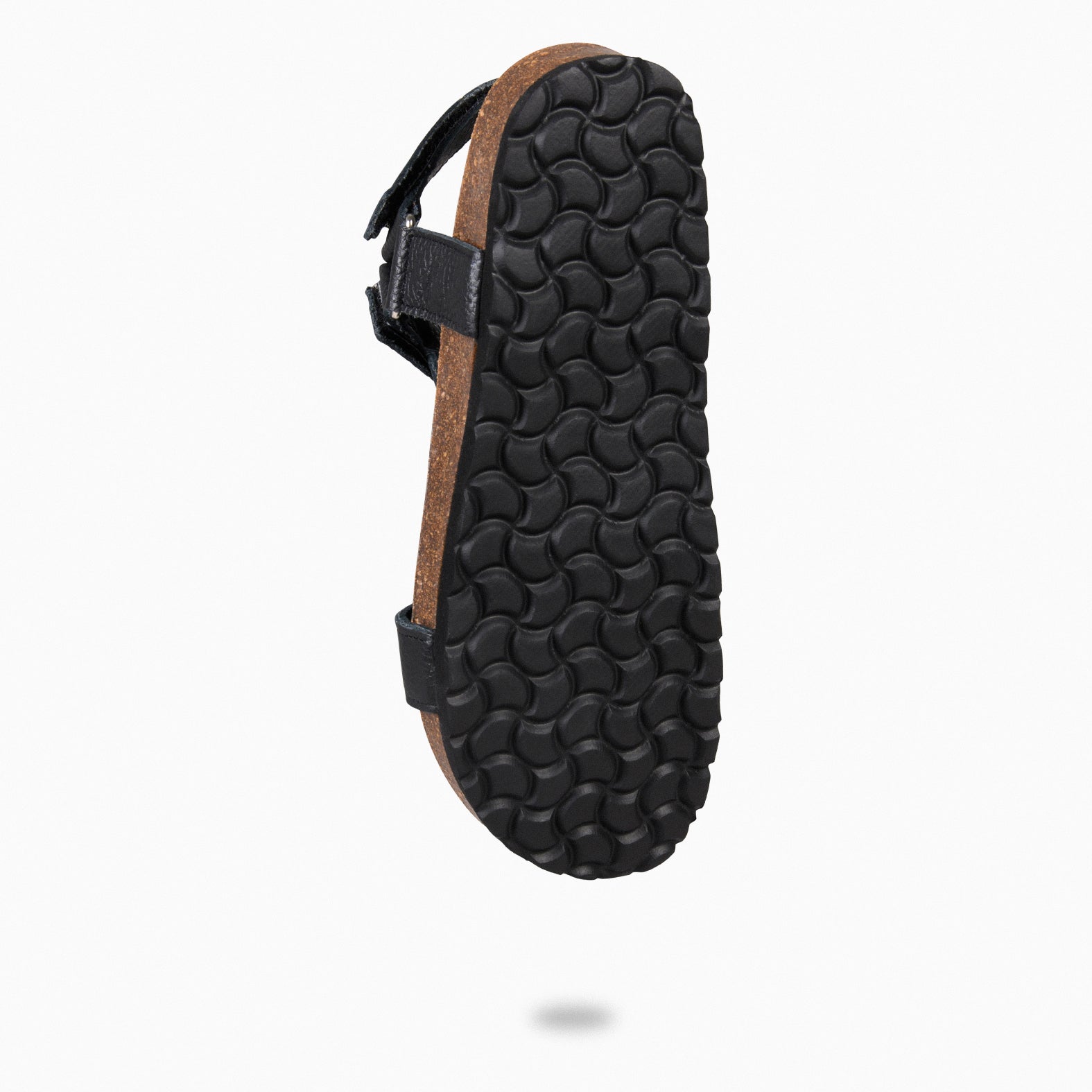 LAURA – BLACK Comfortable Flat sandals