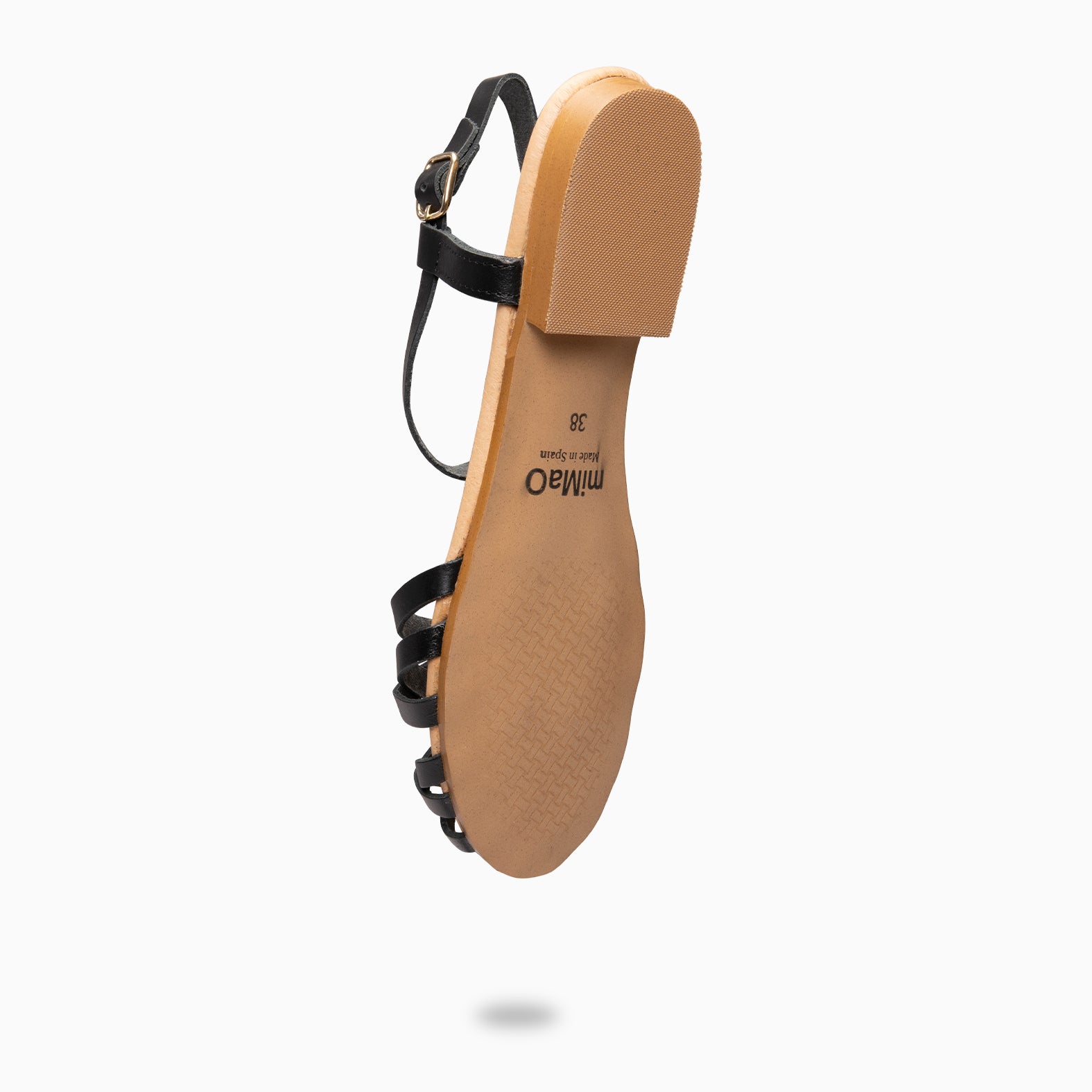 BEACH – Nu-pieds à lanières croisées NOIR