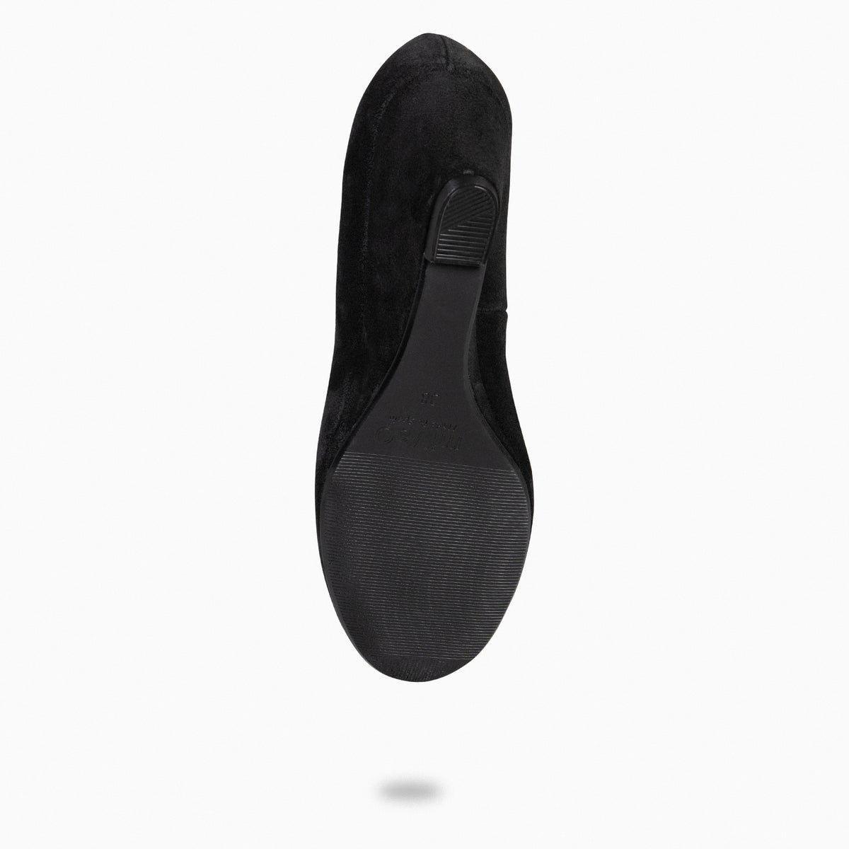 REDONDO CUÑA – Zapato de mujer con cuña NEGRO - miMaO ®