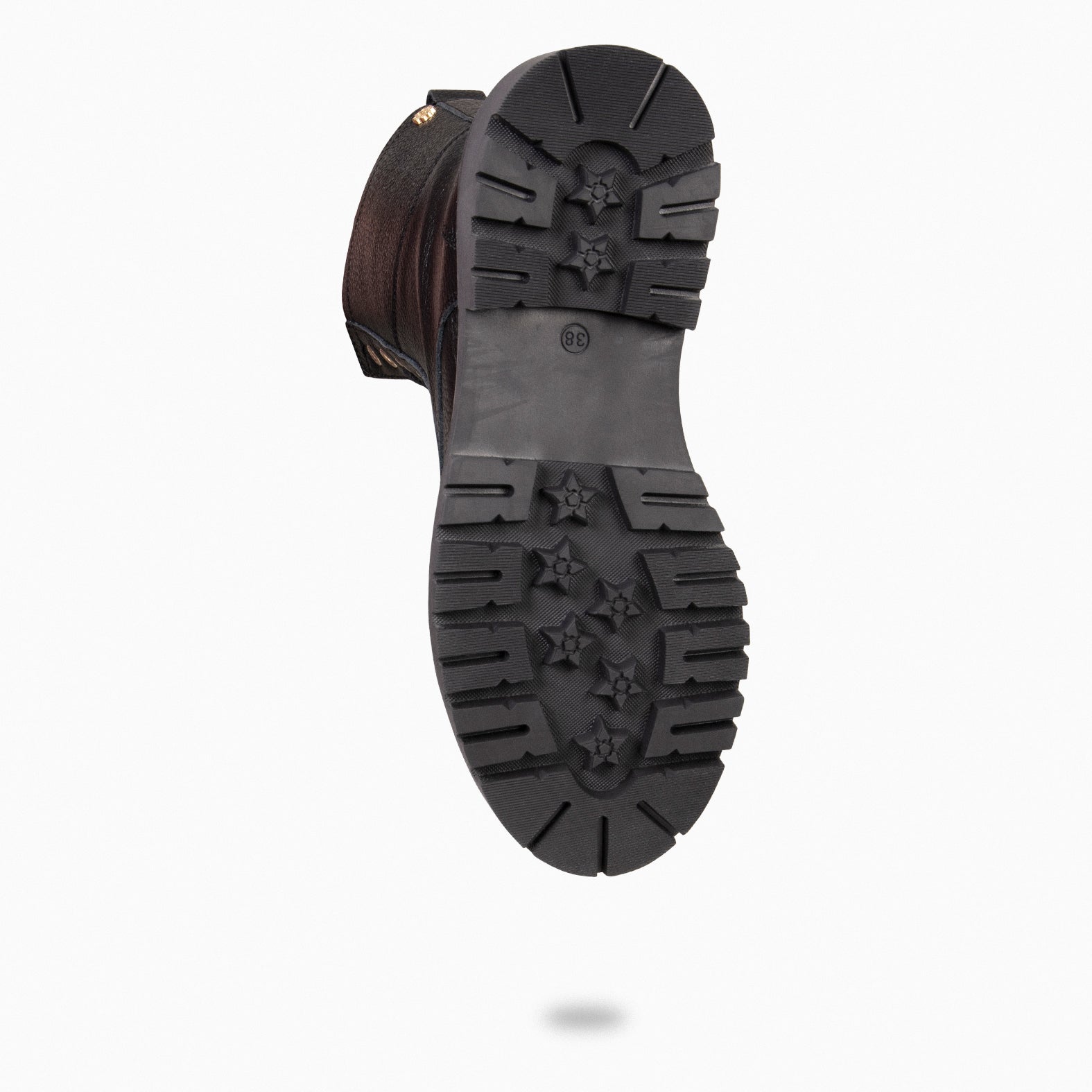 ROLLING - Bottines militaires à lacets NOIR