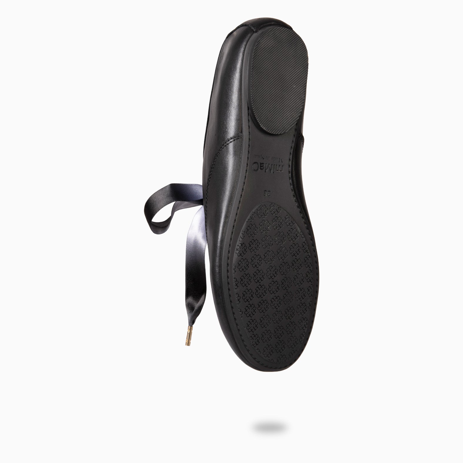 FLAVIA - BLACK SNEAKER BARESOFT WITH RIBBON LACE