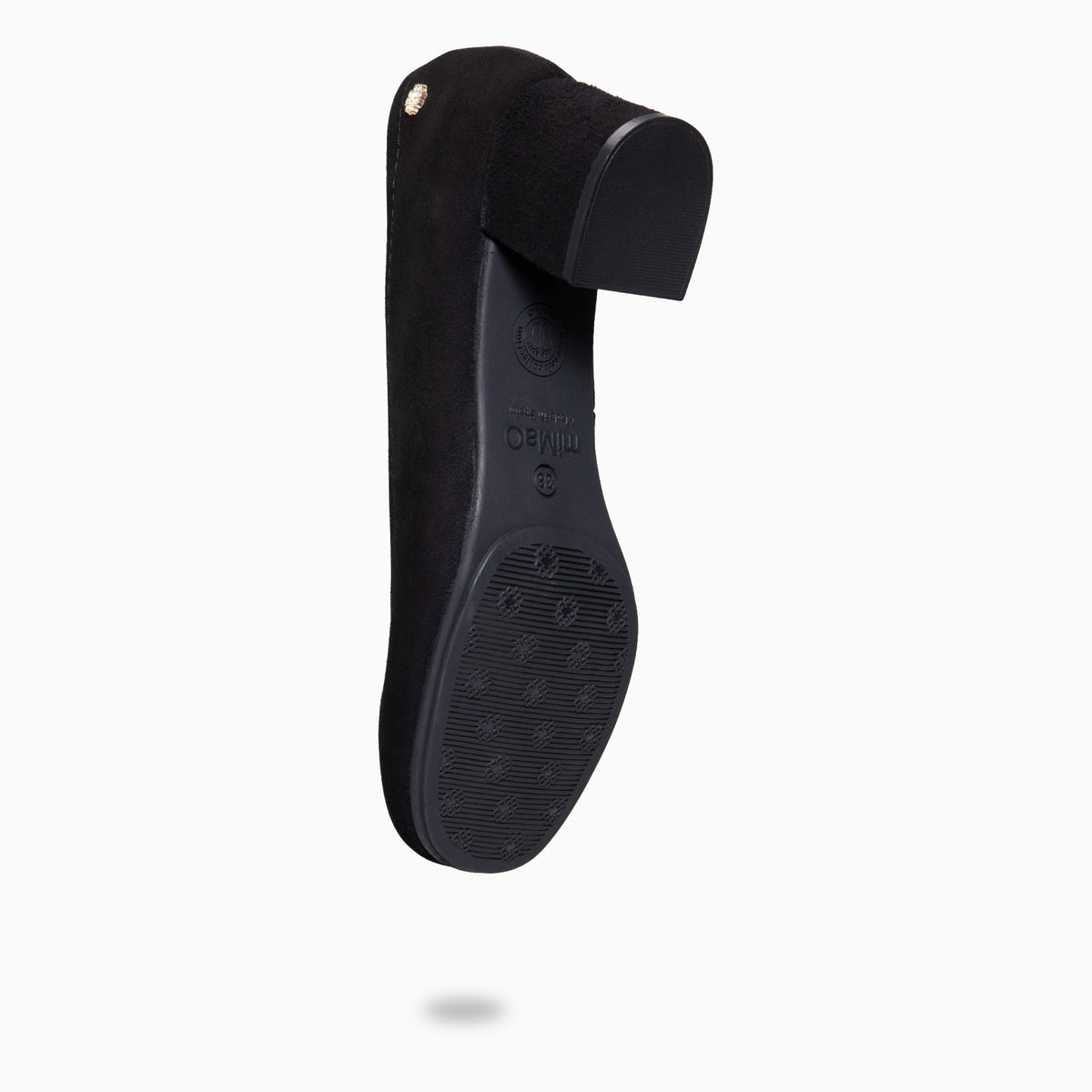 URBAN BARESOFT - BLACK wide heel shoes