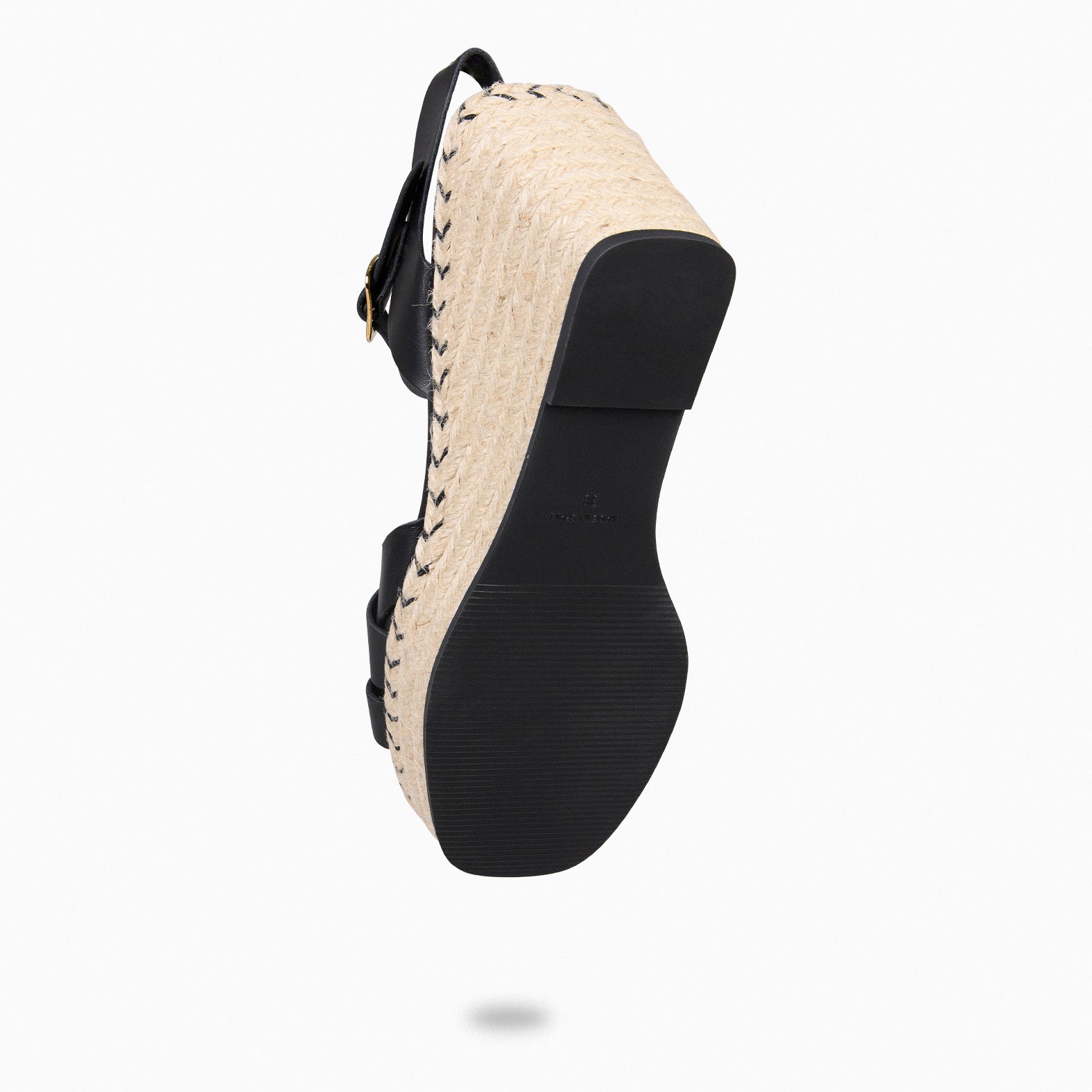 MABEL - BLACK WEDGE ESPADRILLE
