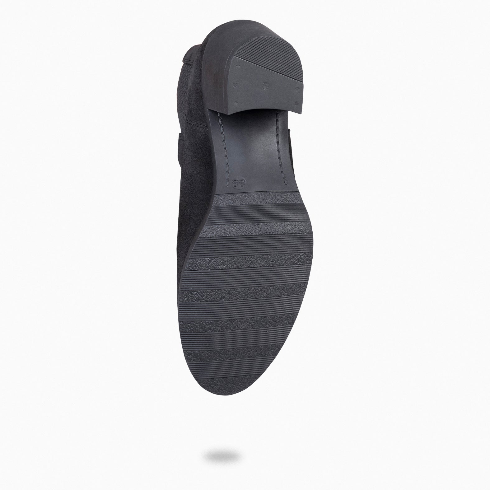 NEW CHELSEA - Botines de caña alta con tacón para mujer NEGRO