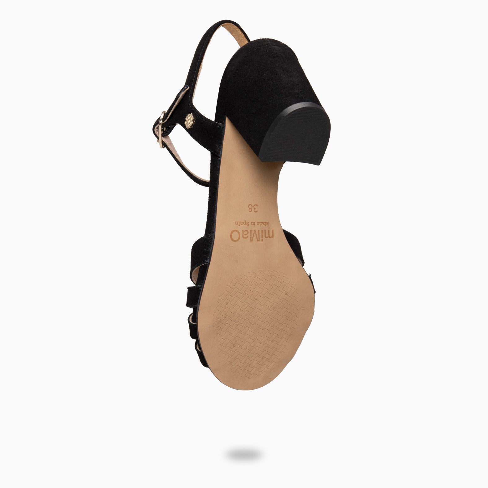 MUSE - BLACK BLOCK HEEL SANDALS