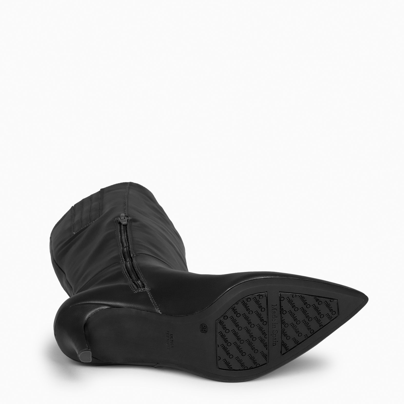 MANHATTAN - Botas altas de tacón fino NEGRO - miMaO ®