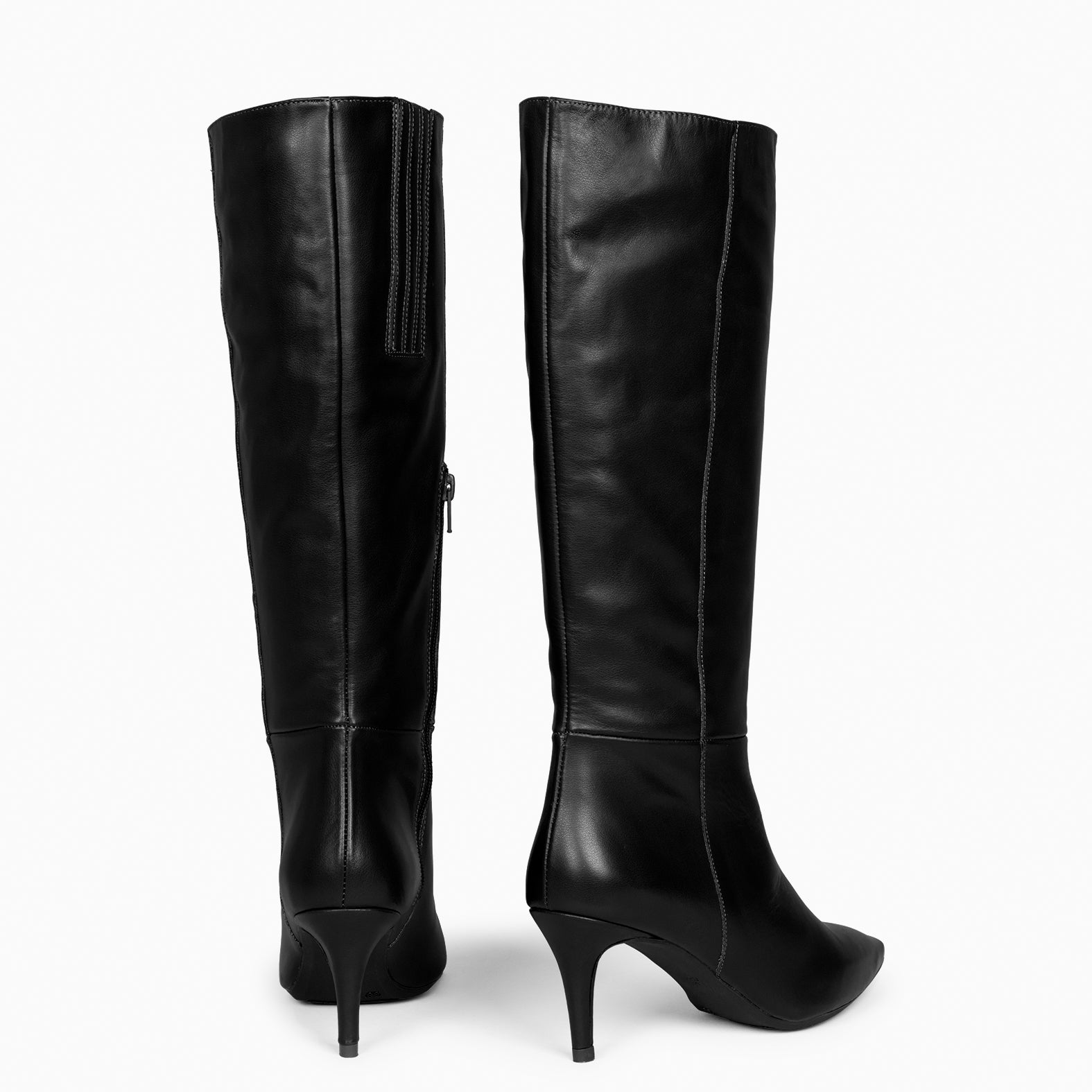 MANHATTAN - Botas altas de tacón fino NEGRO - miMaO ®