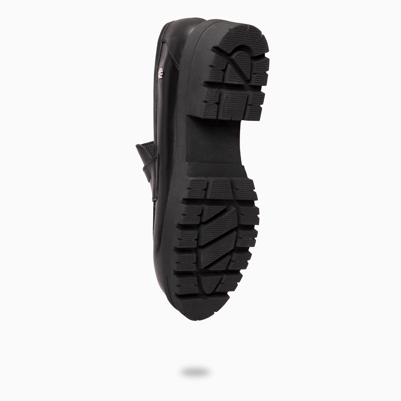 TRAVIS – BLACK Mocassins brushed nappa leather