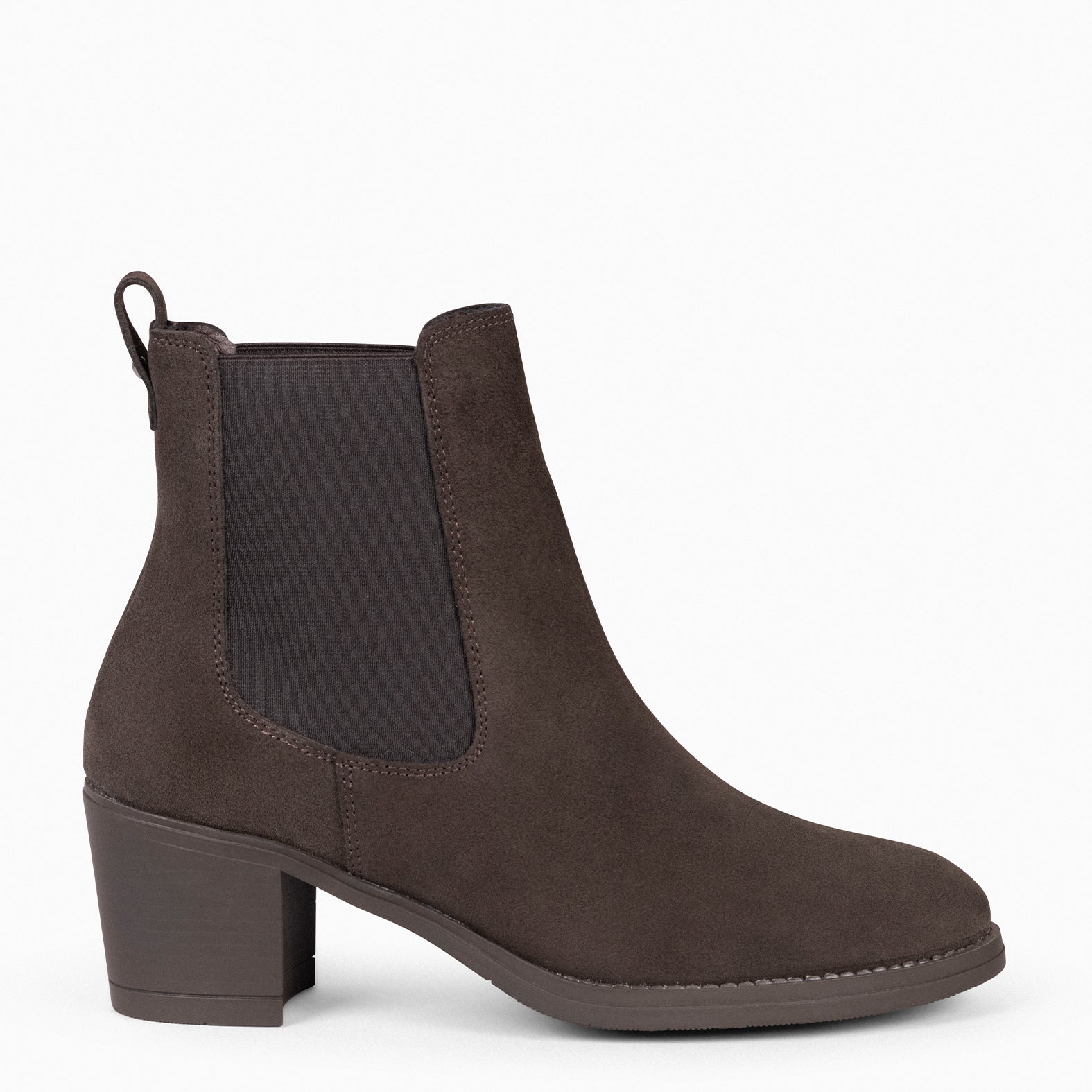 Dark 2024 brown booties