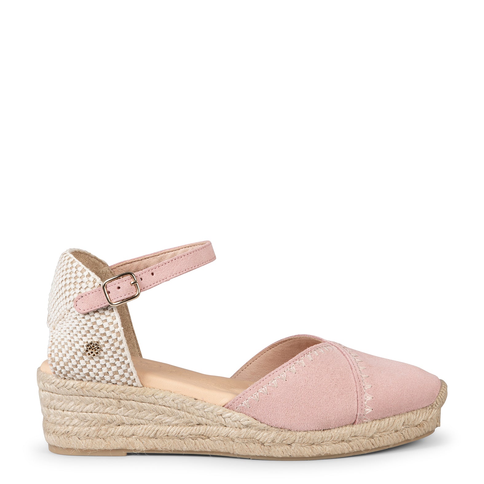 LIMA - NUDE LOW WEDGE ESPADRILLE