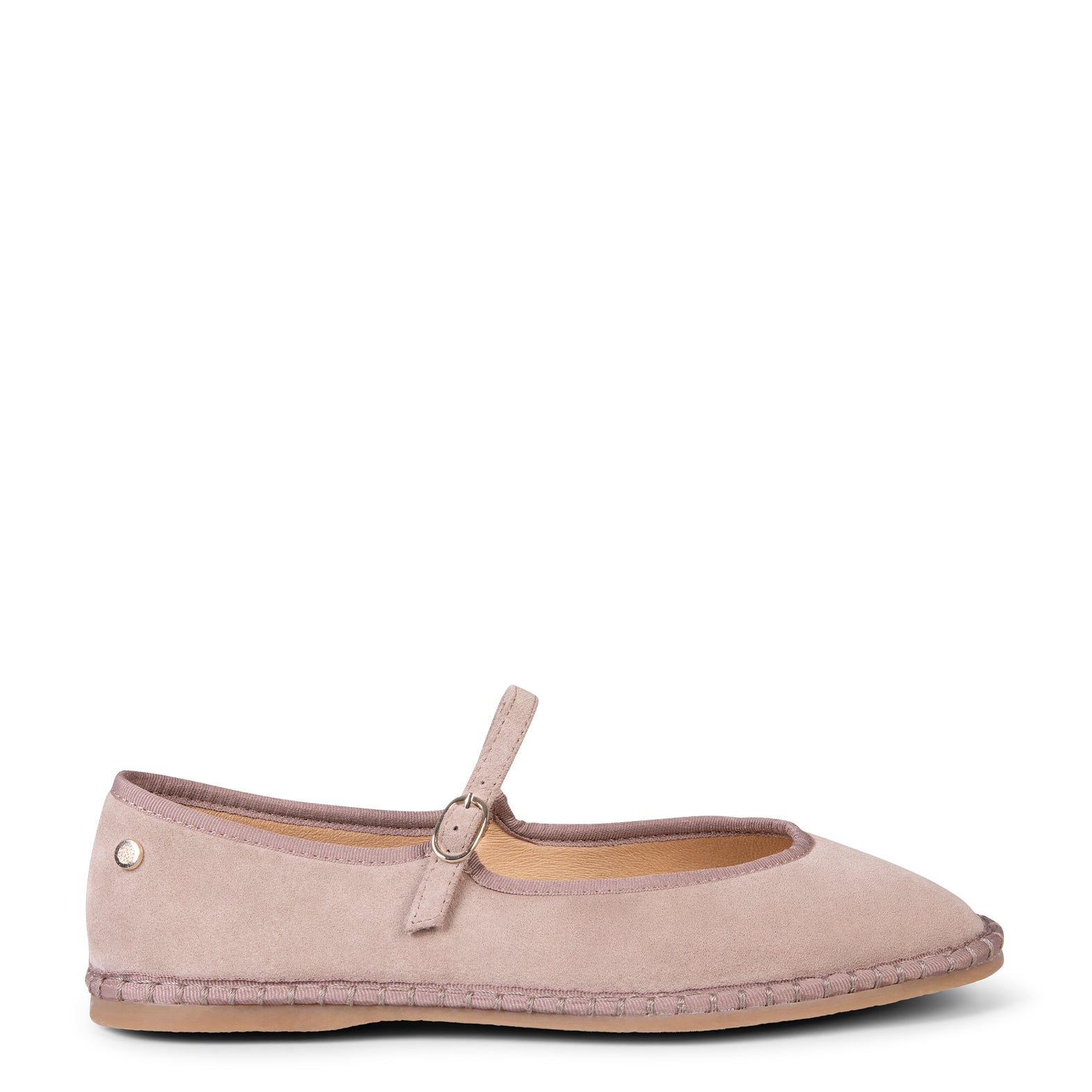 MARGARET - NUDE FLAT MARY-JANE WITH STRAP