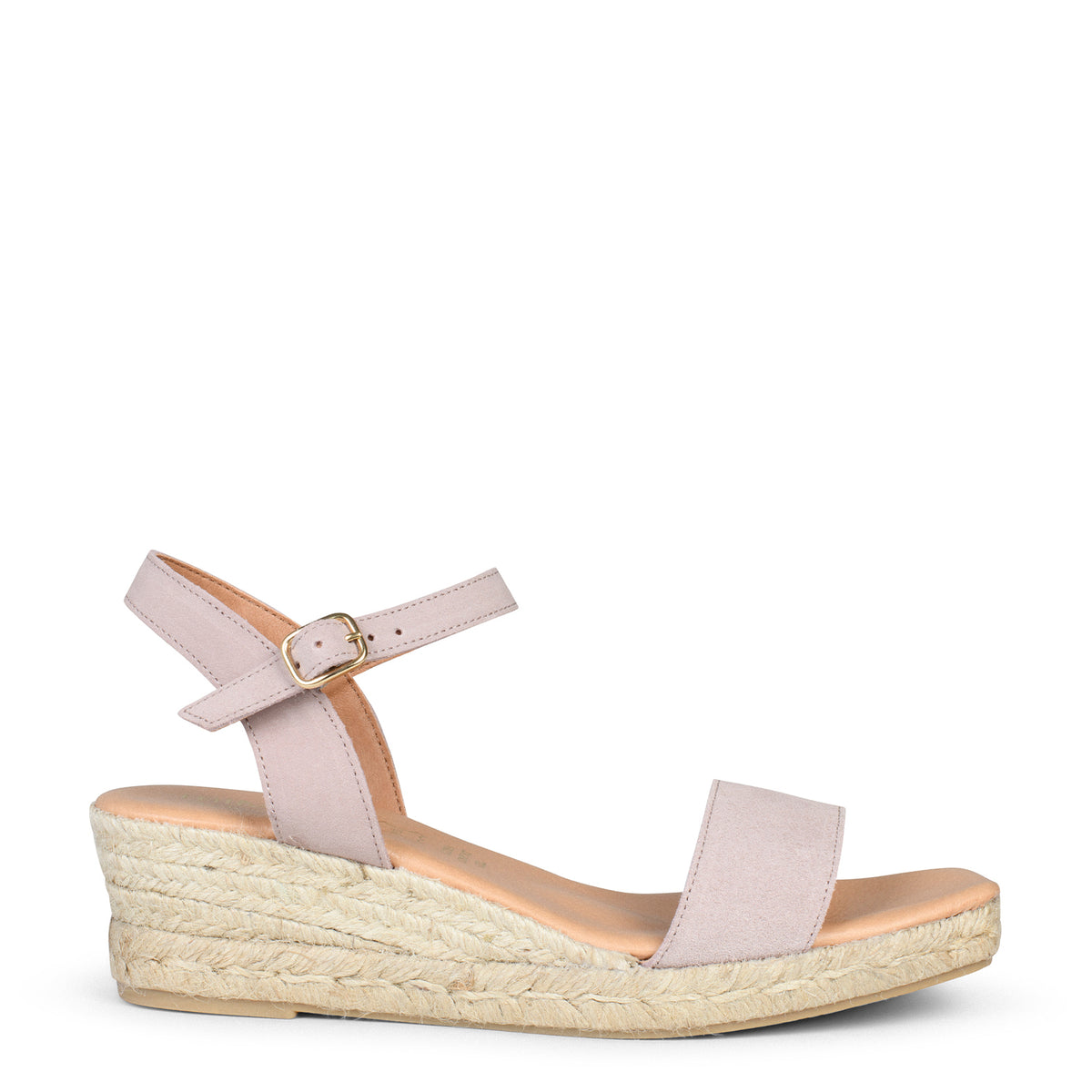 JEREZ – NUDE espadrilles with comfortable wedge
