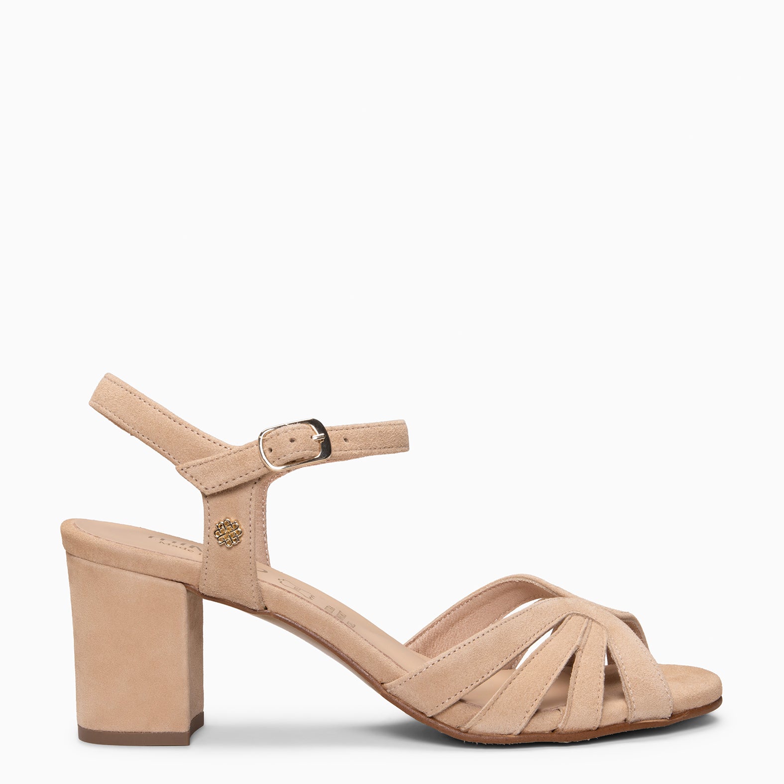 MUSA – Sandalias de Tacón ancho TIERRA