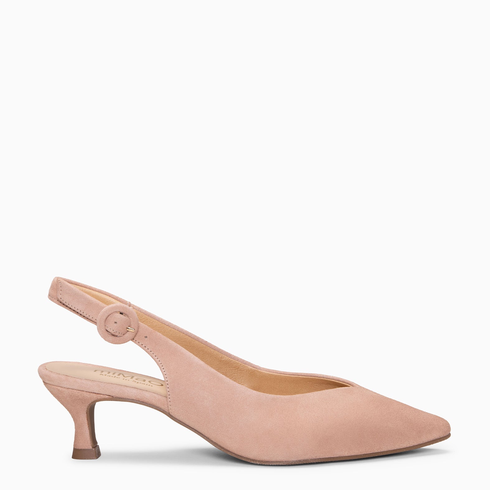CARMEN – Zapatos de Tacón acampanado NUDE - miMaO ®