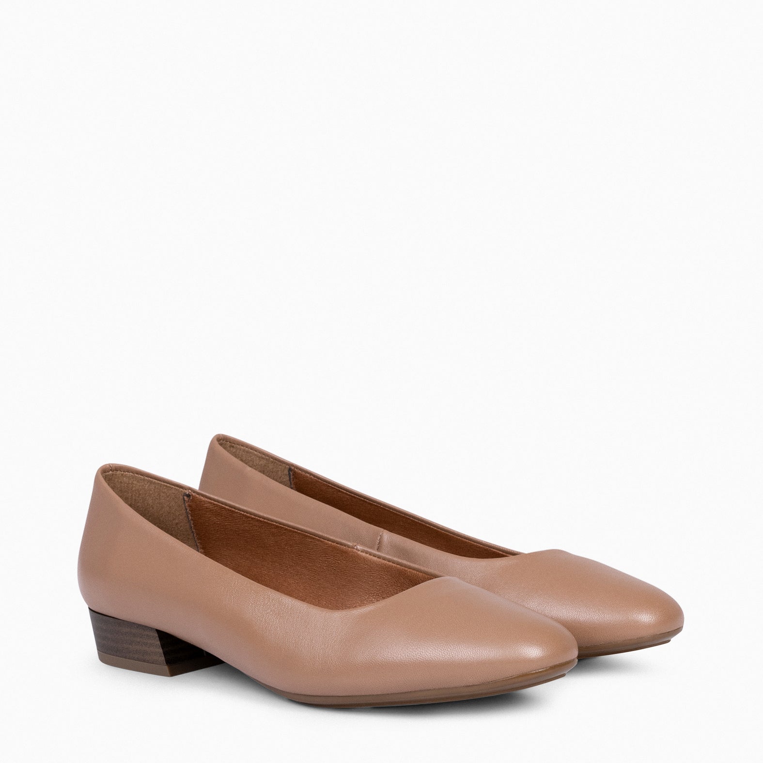 URBAN XS - NUDE low-heeled nappa shoes