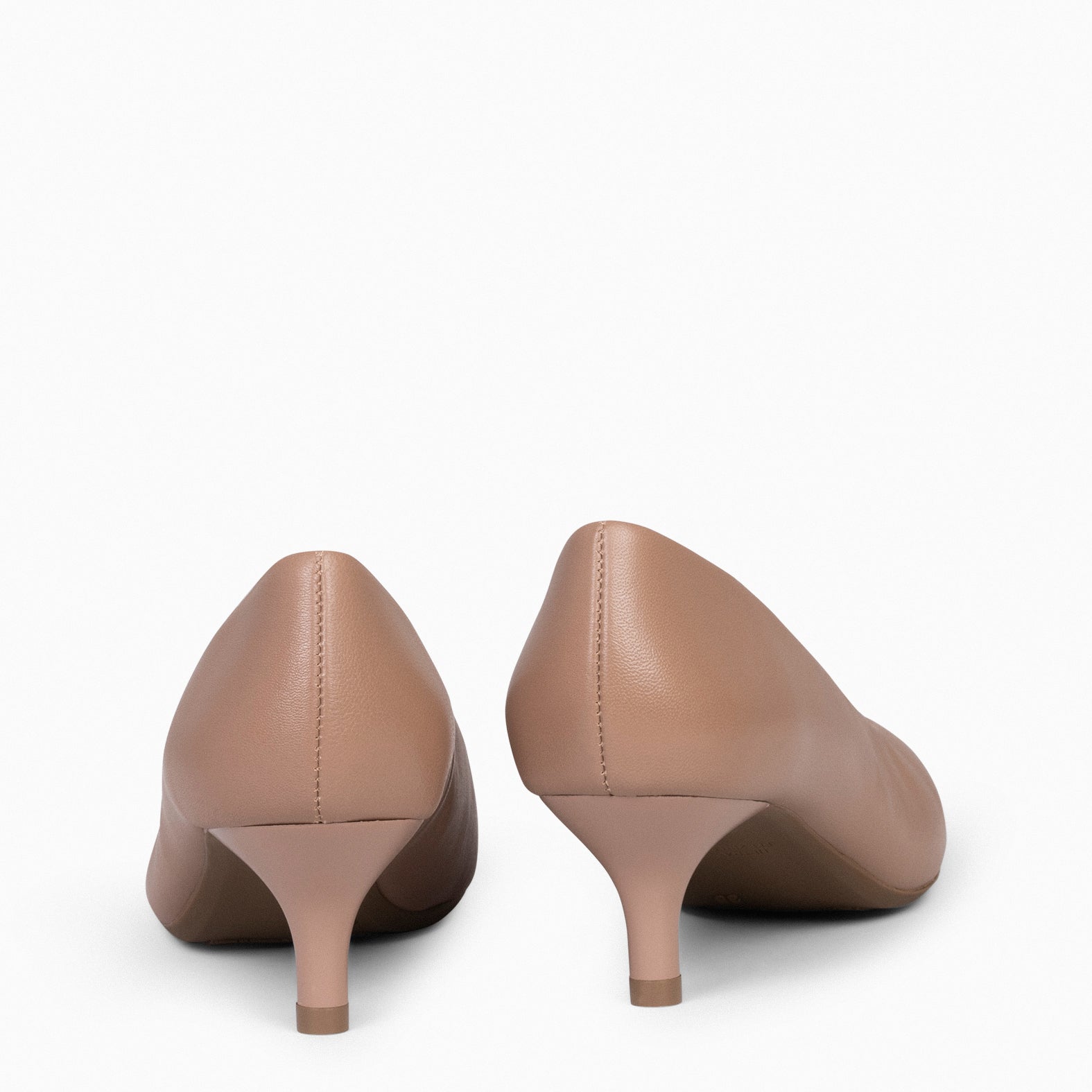 URBAN KITTEN - LIGHT PINK nappa leather kitten heels