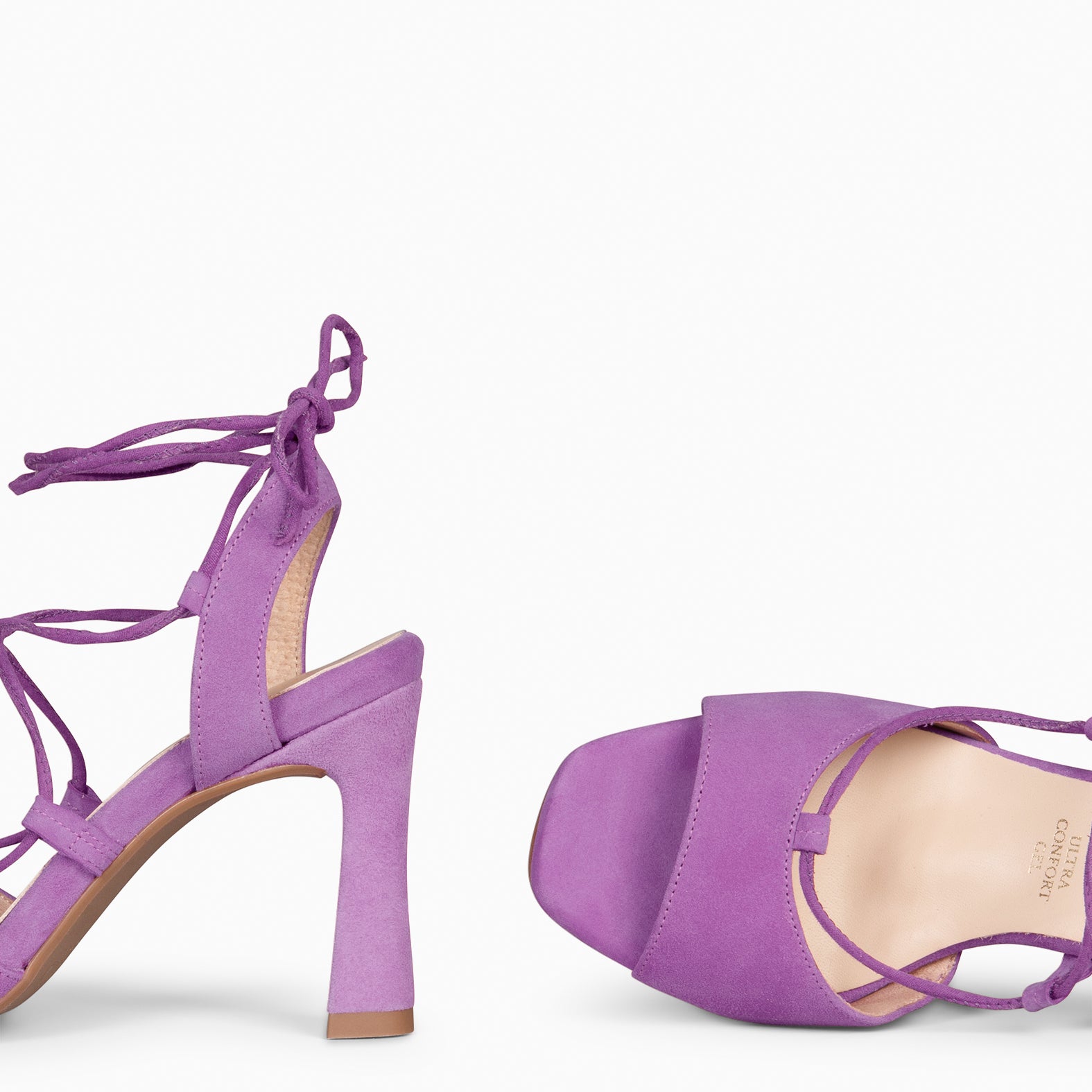 MÓNICA - ORCHID ELEGNAT HEELED SANDALS