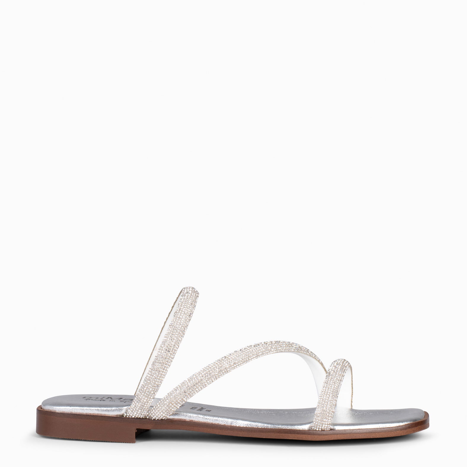 Nu pieds pour femme ARGENT Sandales confortables miMaO