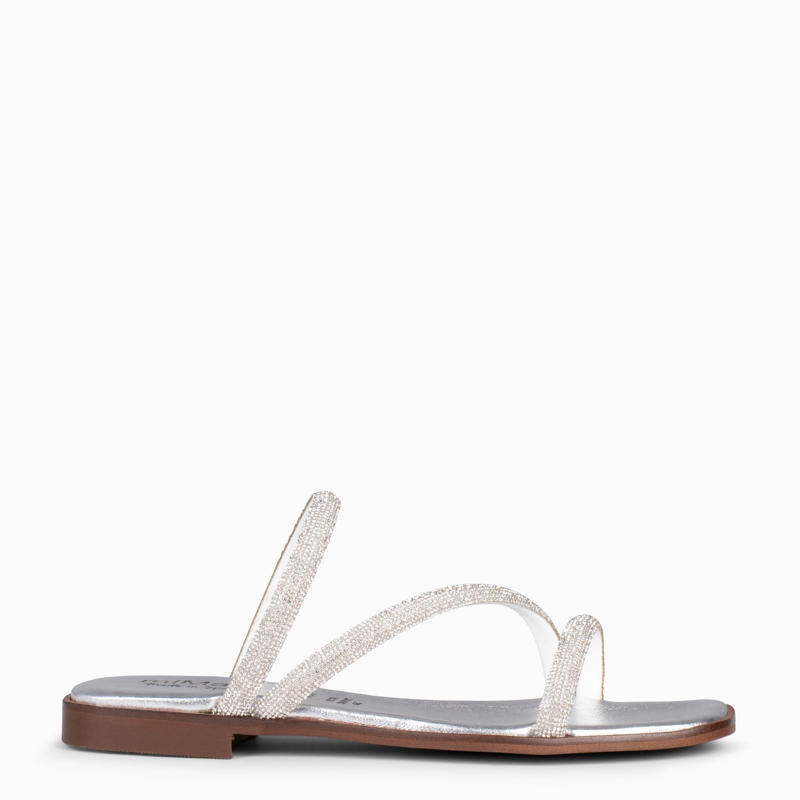 TALLIN – Nu-pieds ARGENT pour femme