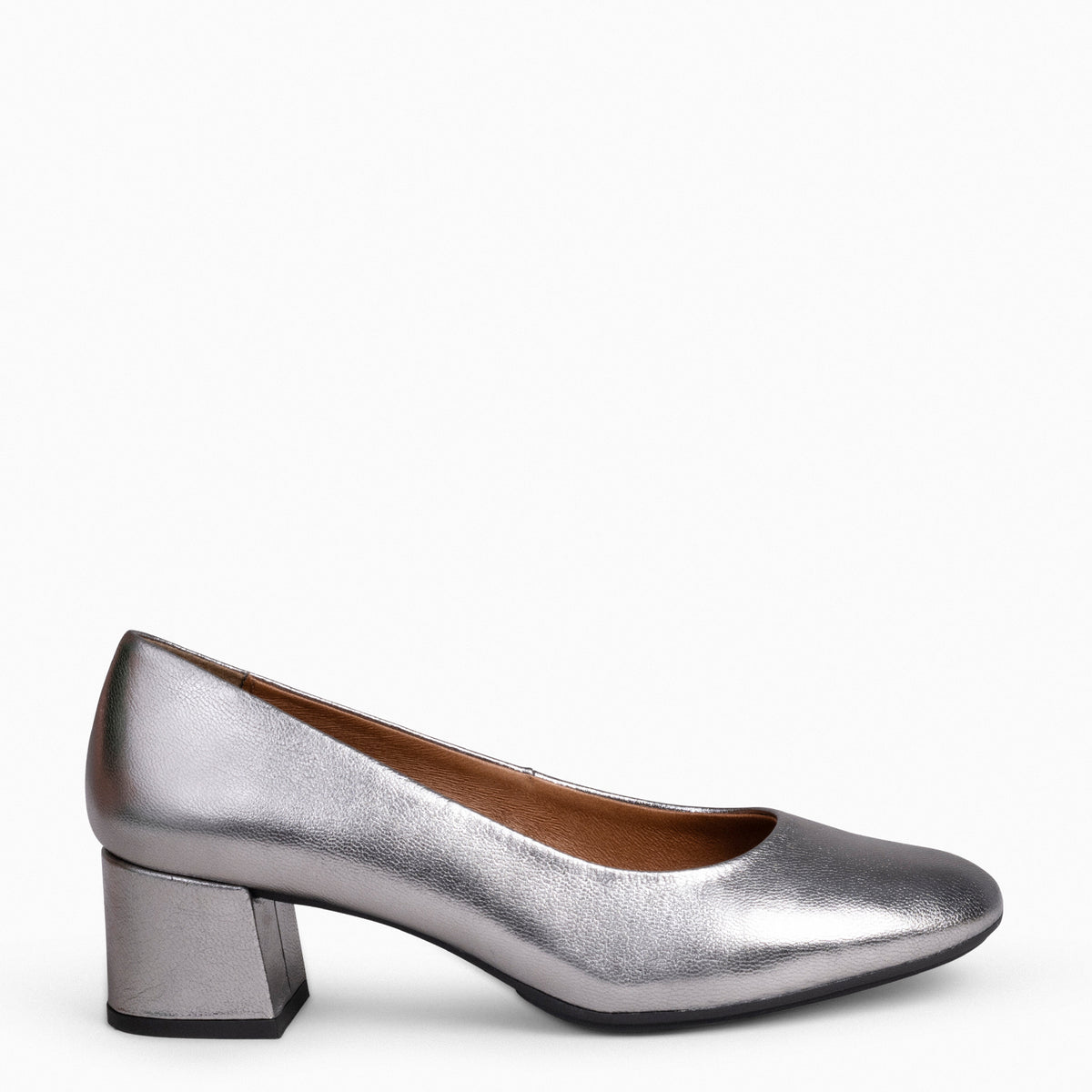 URBAN REDONDO SPLASH - Zapatos de tacón bajo PLATA