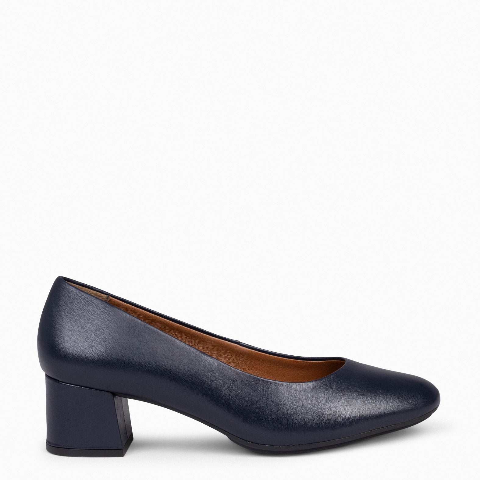 URBAN REDONDO SALON - Zapatos de tacón bajo de napa MARINO - miMaO ®