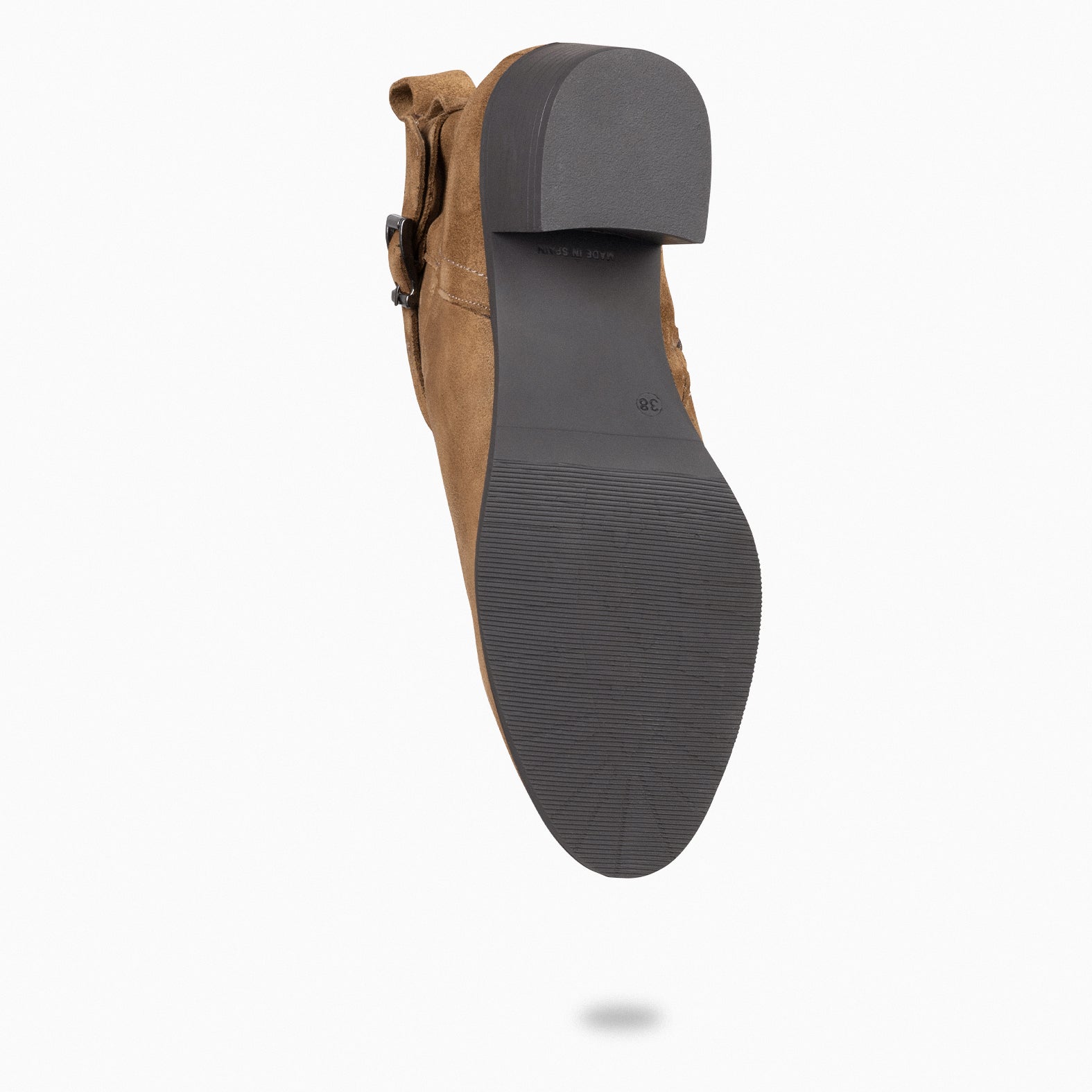 SEATTLE - Botines serraje mujer en color CAMEL - miMaO ®