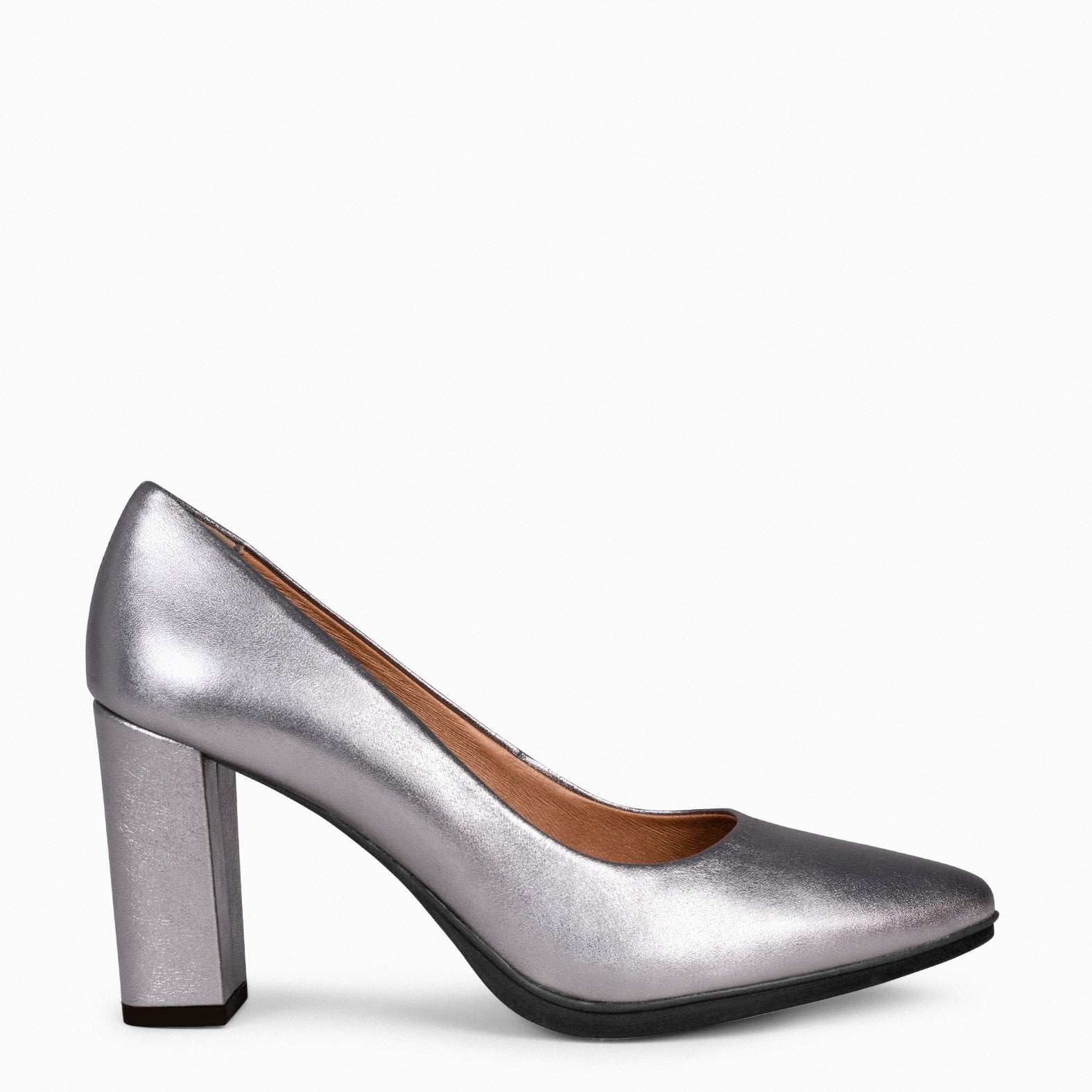 URBAN SPLASH - Zapatos de tacón con piel metalizado en PLATA