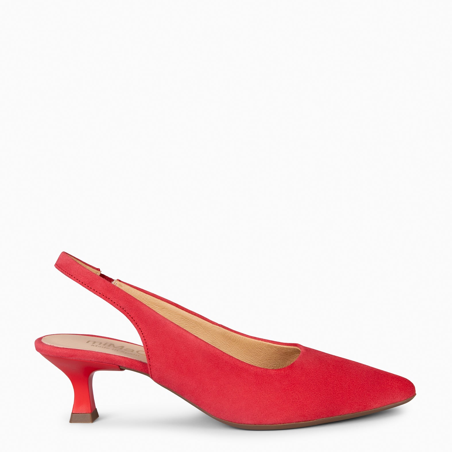 KITTEN DESTALONADO – Zapatos de Tacón acampanado ROJO