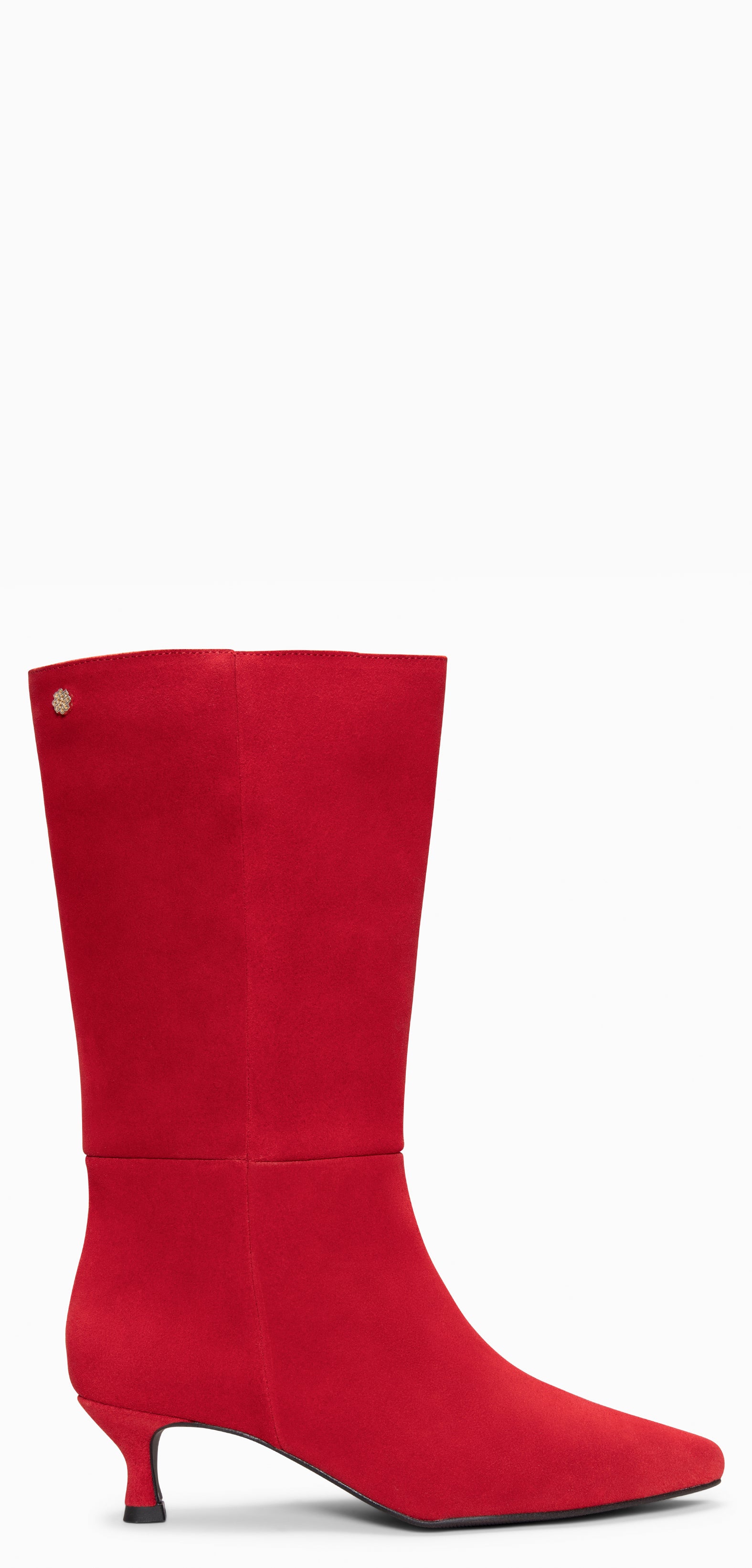 IMPERIAL - Botas con tacón kitten ROJO