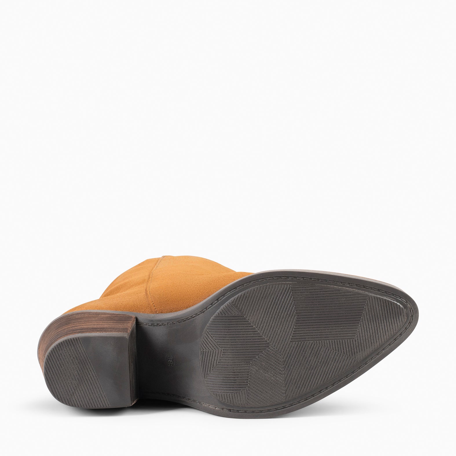 BOHO – Botines Estilo Cowboy con Flecos CAMEL