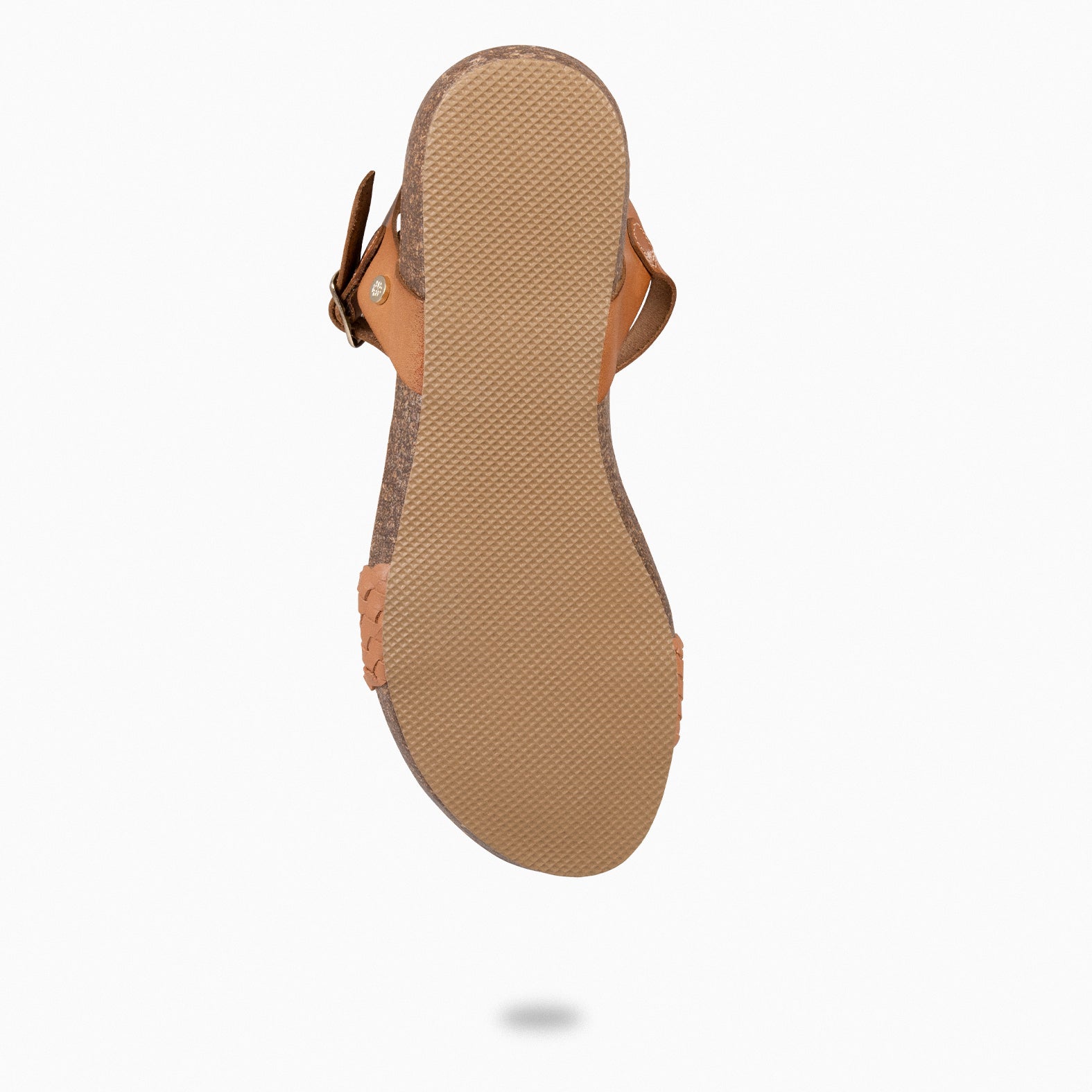 AIRE - Sandales Plates CAMEL en liège