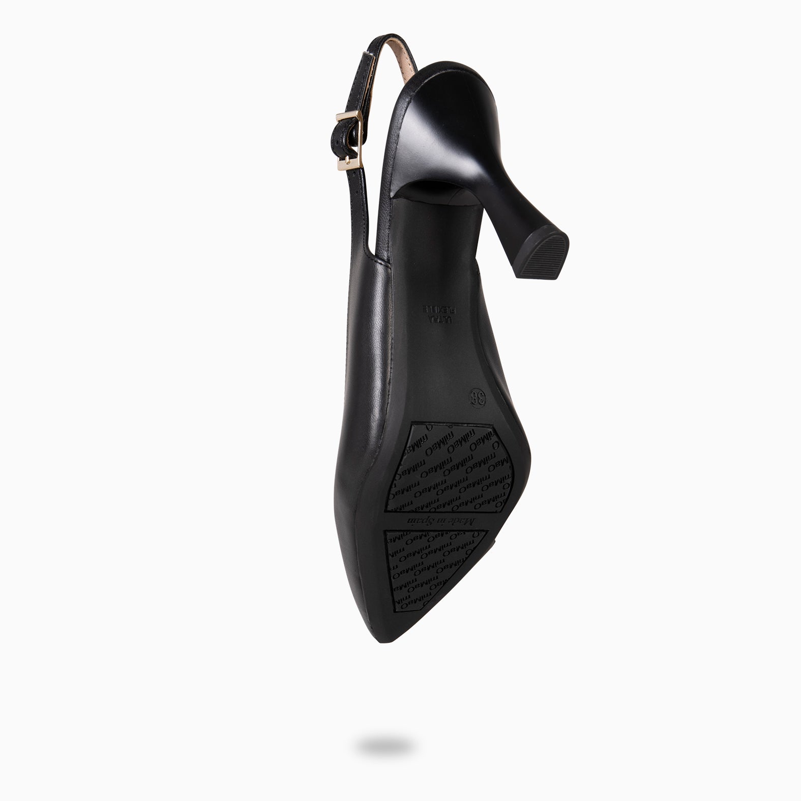 GLAM DESTALONADO - Zapatos de tacón destalonados de napa NEGRO - miMaO ®