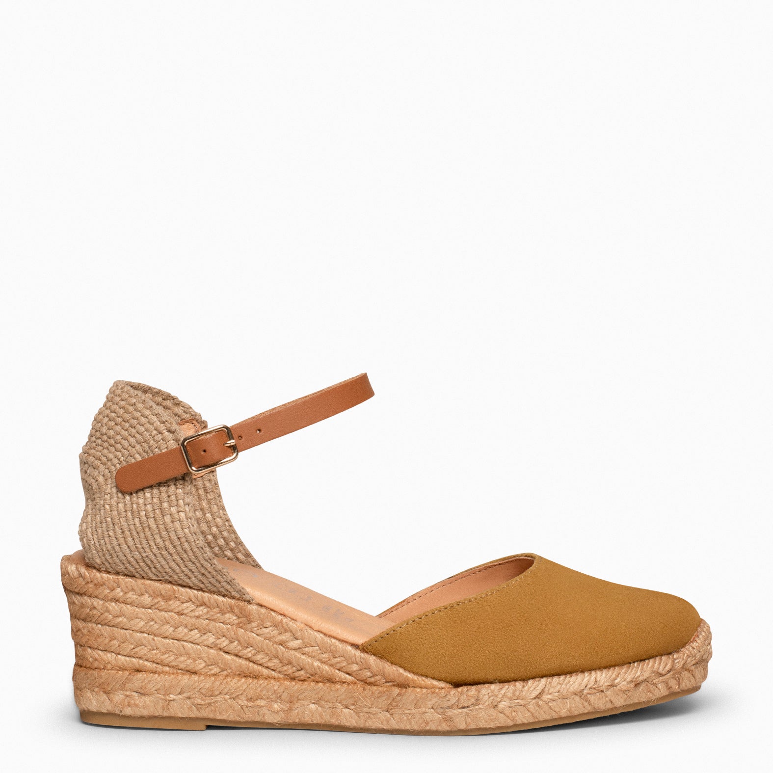 ALTEA - BROWN MID-WEDGE ESPADRILLE