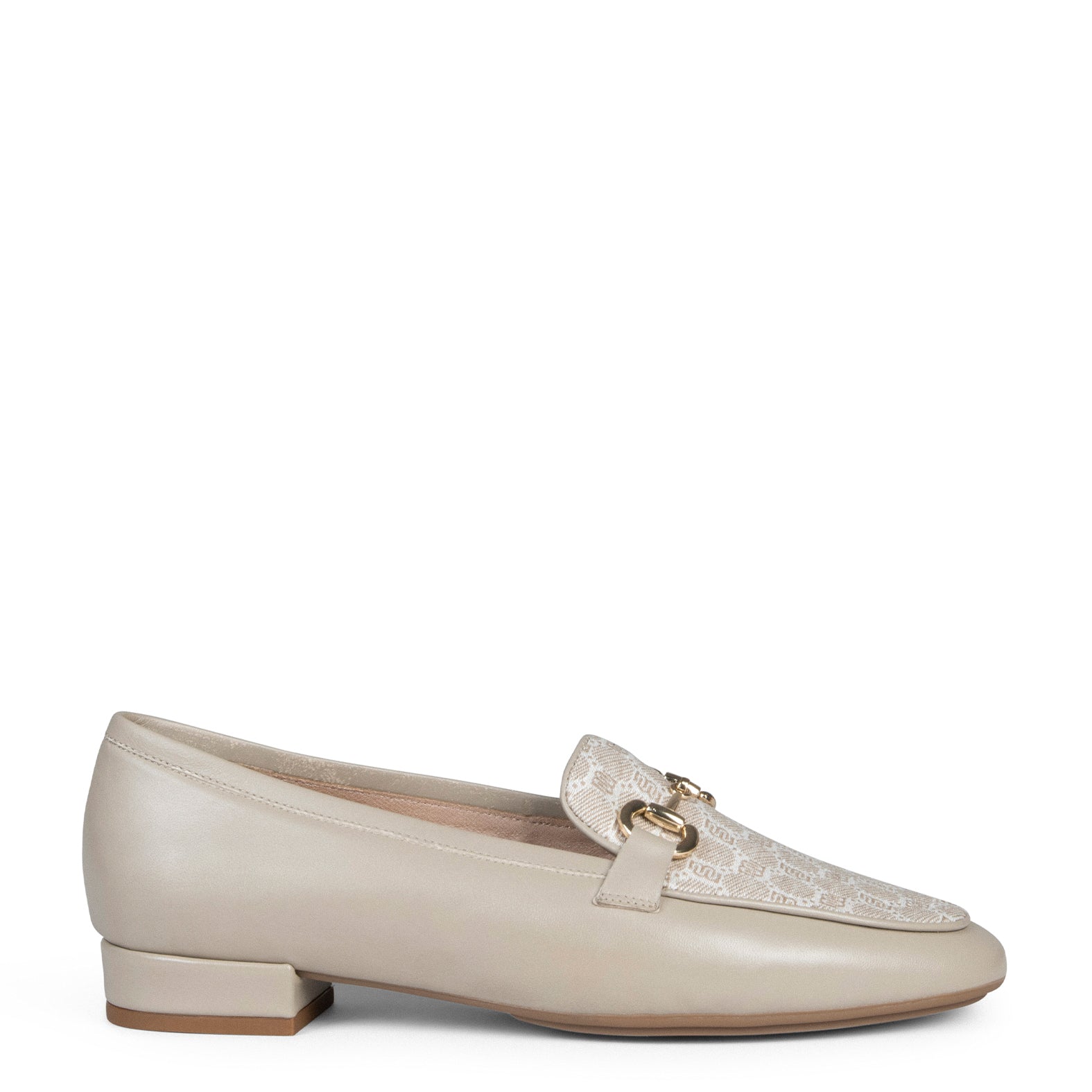 CALYPSO - Mocasines Tacón Ancho TAUPE