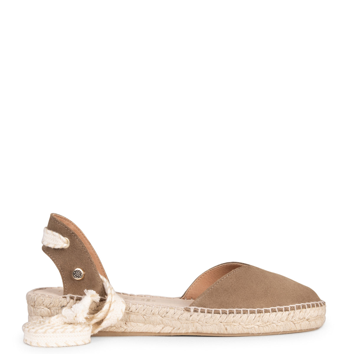 LAGOS – TAUPE Flat Espadrille