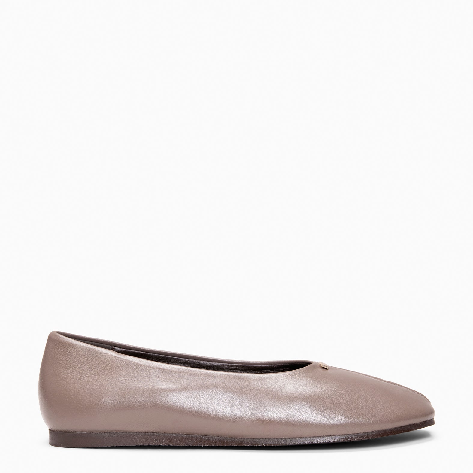 CALA - Bailarinas Baresoft de piel TAUPE