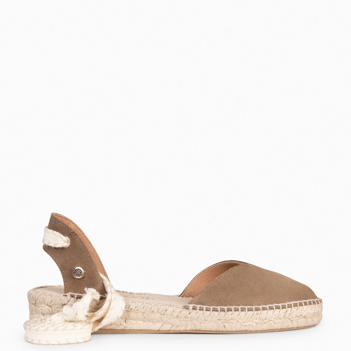 LAGOS – TAUPE Flat Espadrille