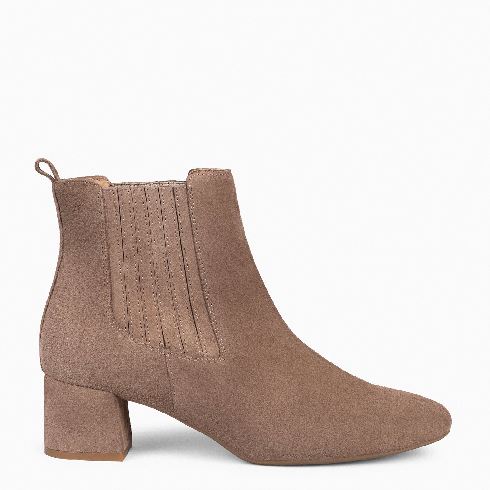 Boots best sale taupe femme