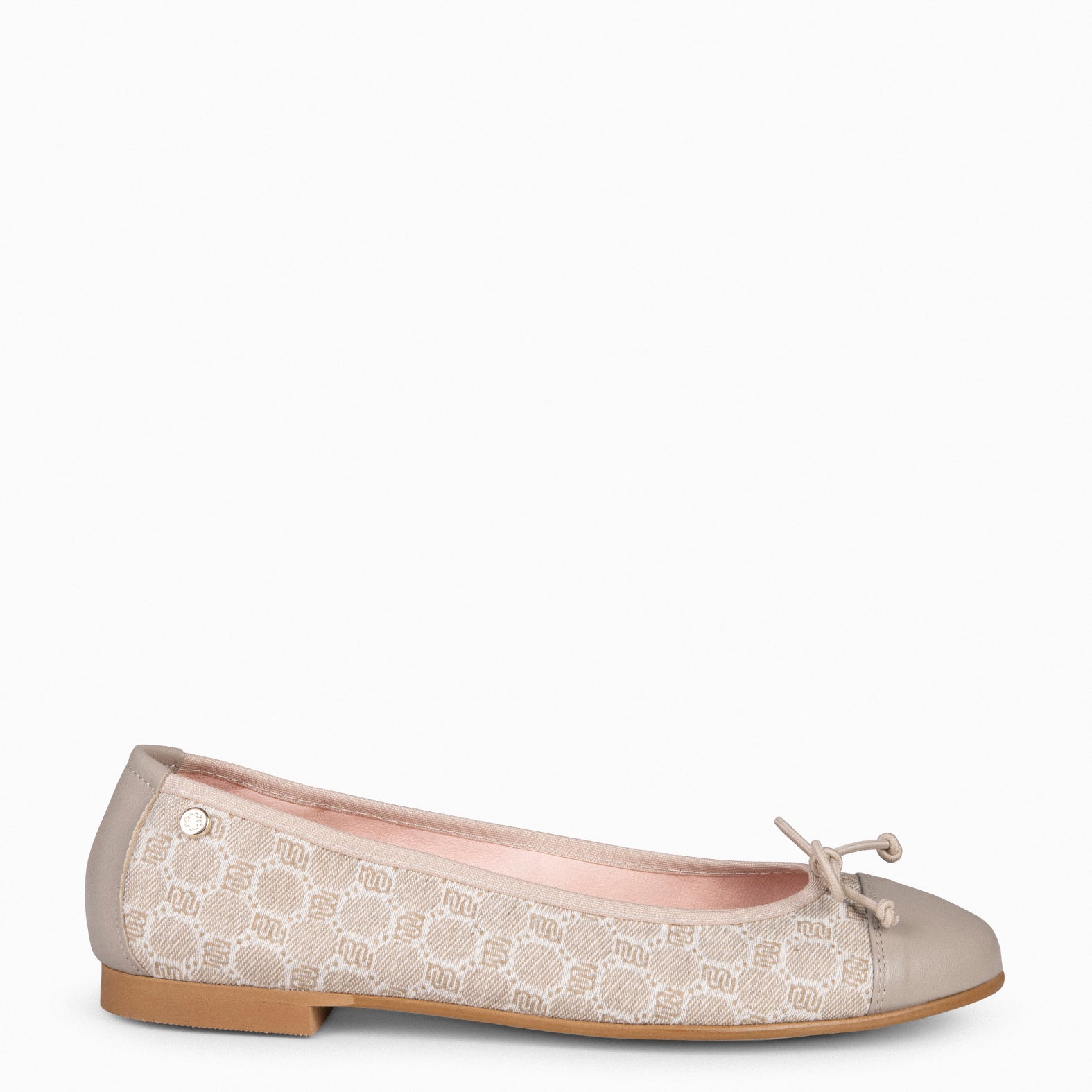 VICTORIA - Bailarina con lazo TAUPE